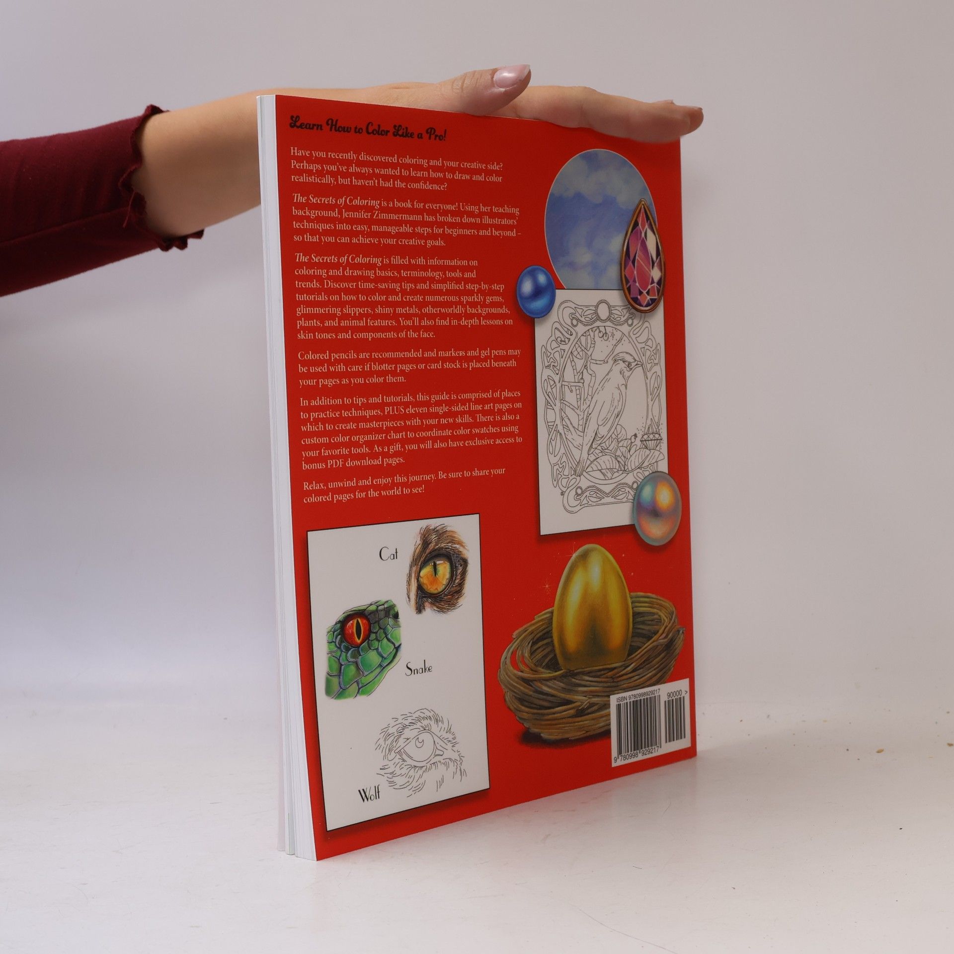Jennifer Zimmermann The Secrets of Coloring: Tutorials and Tricks of the Trade from a Professional Illustrator