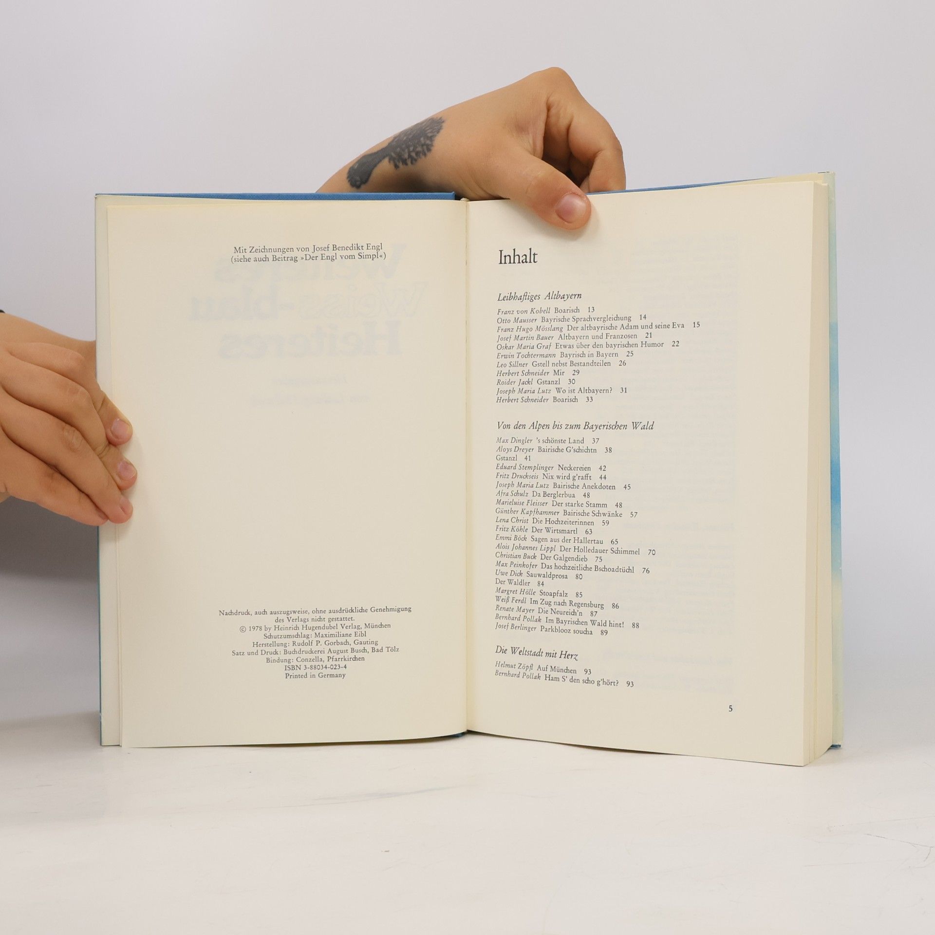 Ludwig Hollweck Weiteres Weiß-blau Heiteres