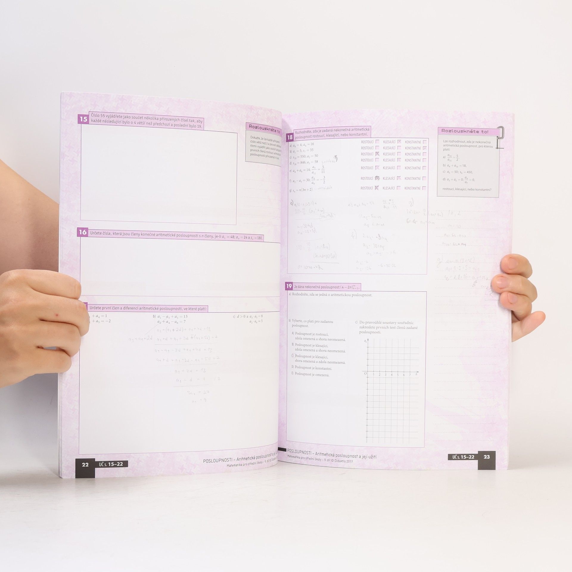 Petr Kozák Matematika pro střední školy. 9. díl, Posloupnosti, řady, finanční matematika