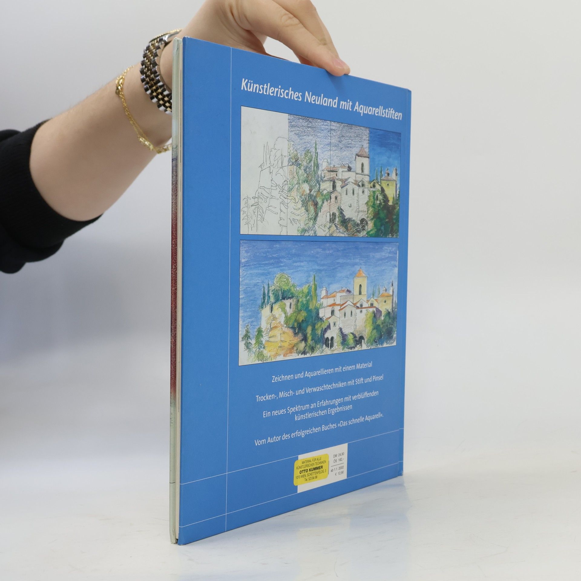 Heinz Lörsch Malen mit Aquarellstiften