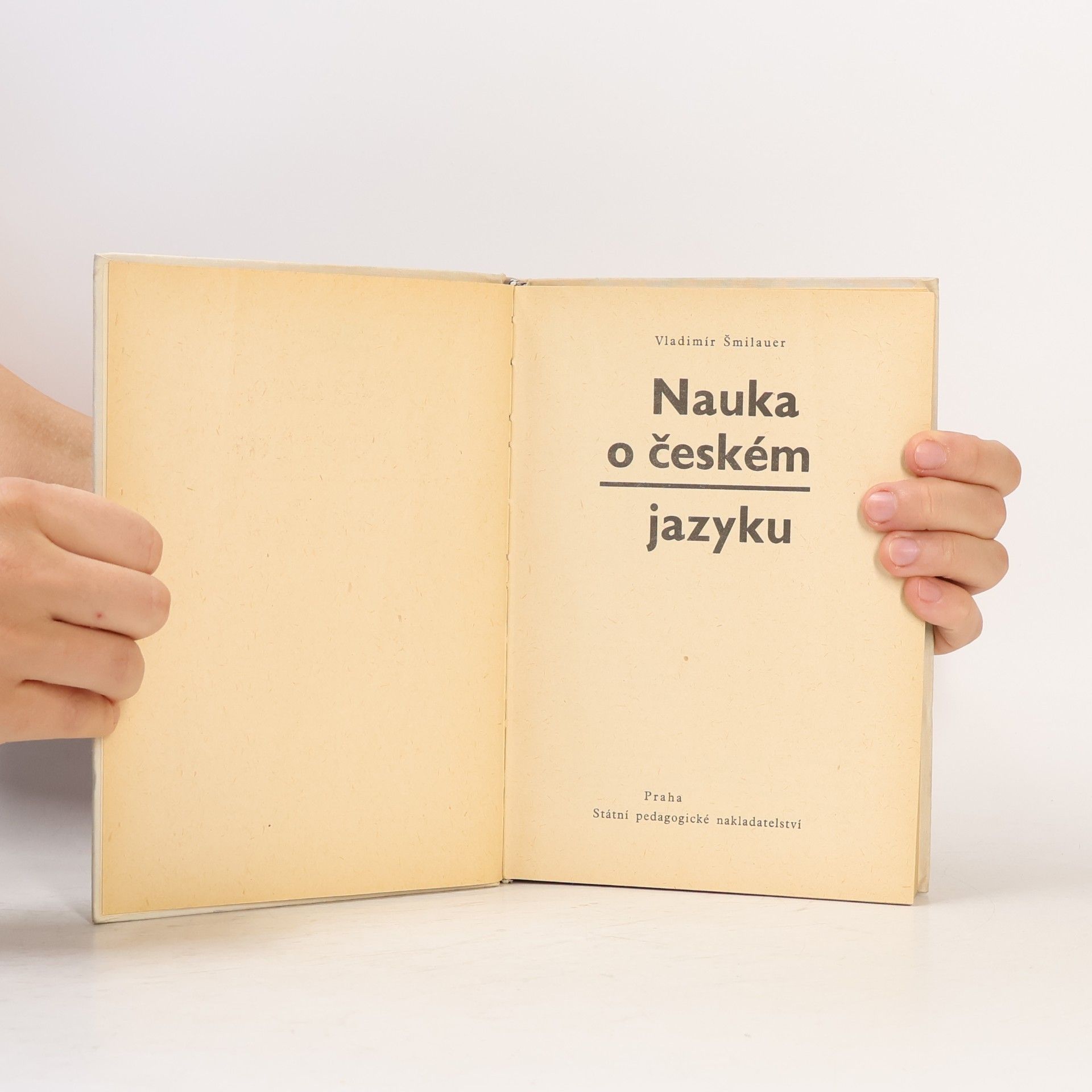 Vladimír Šmilauer Nauka o českém jazyku