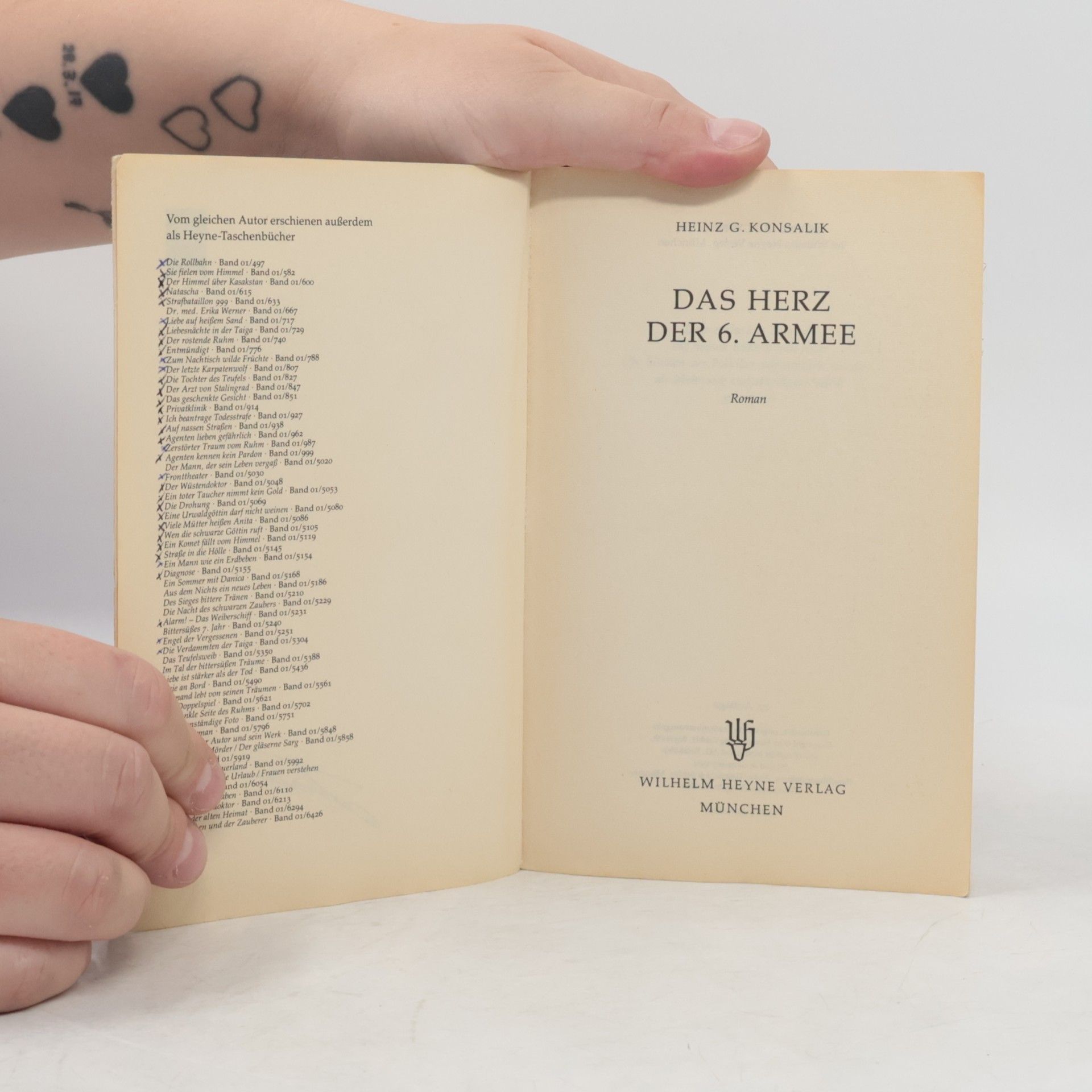 Heinz Günther Konsalik Das Herz der 6. Armee
