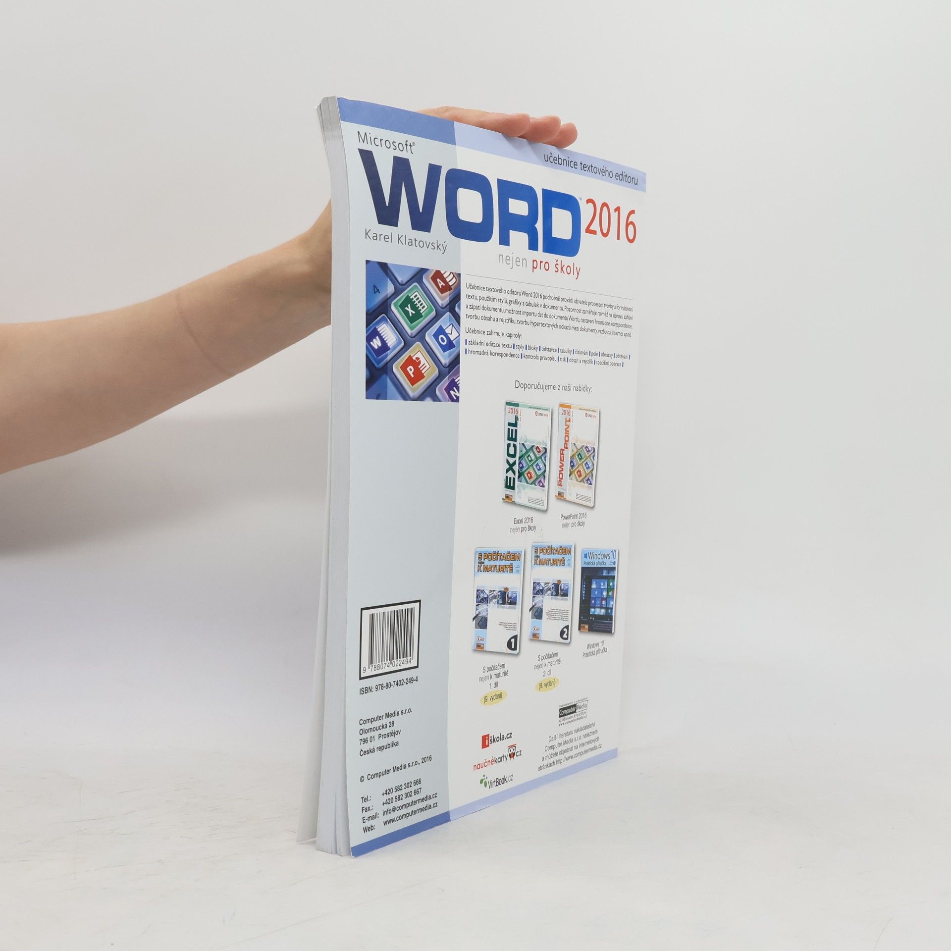 Karel Klatovský Microsoft® Word® 2016 nejen pro školy