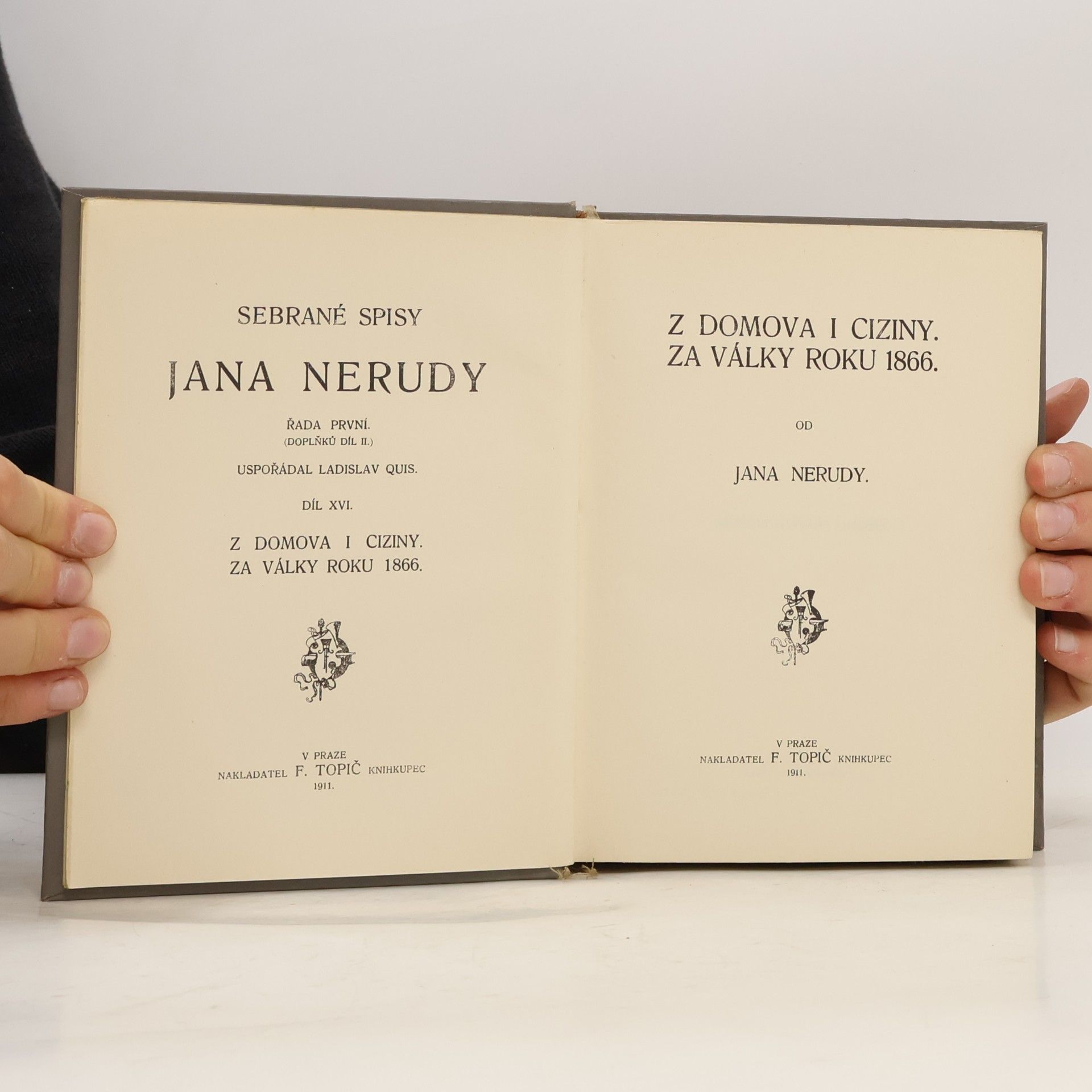 Jan Neruda Z domova i ciziny. Za války roku 1866