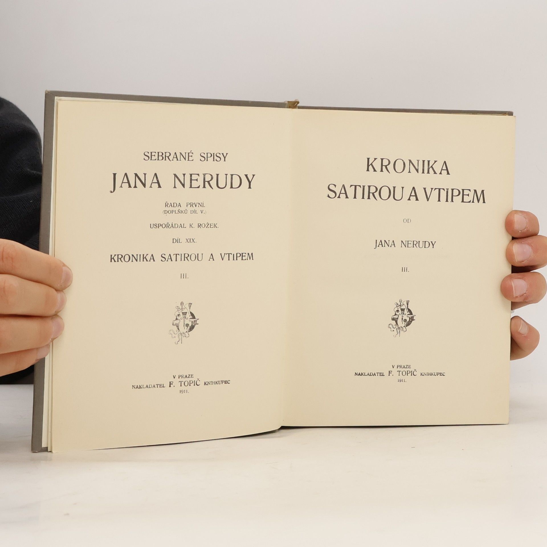 Jan Neruda Kronika satirou a vtipem, díl III.