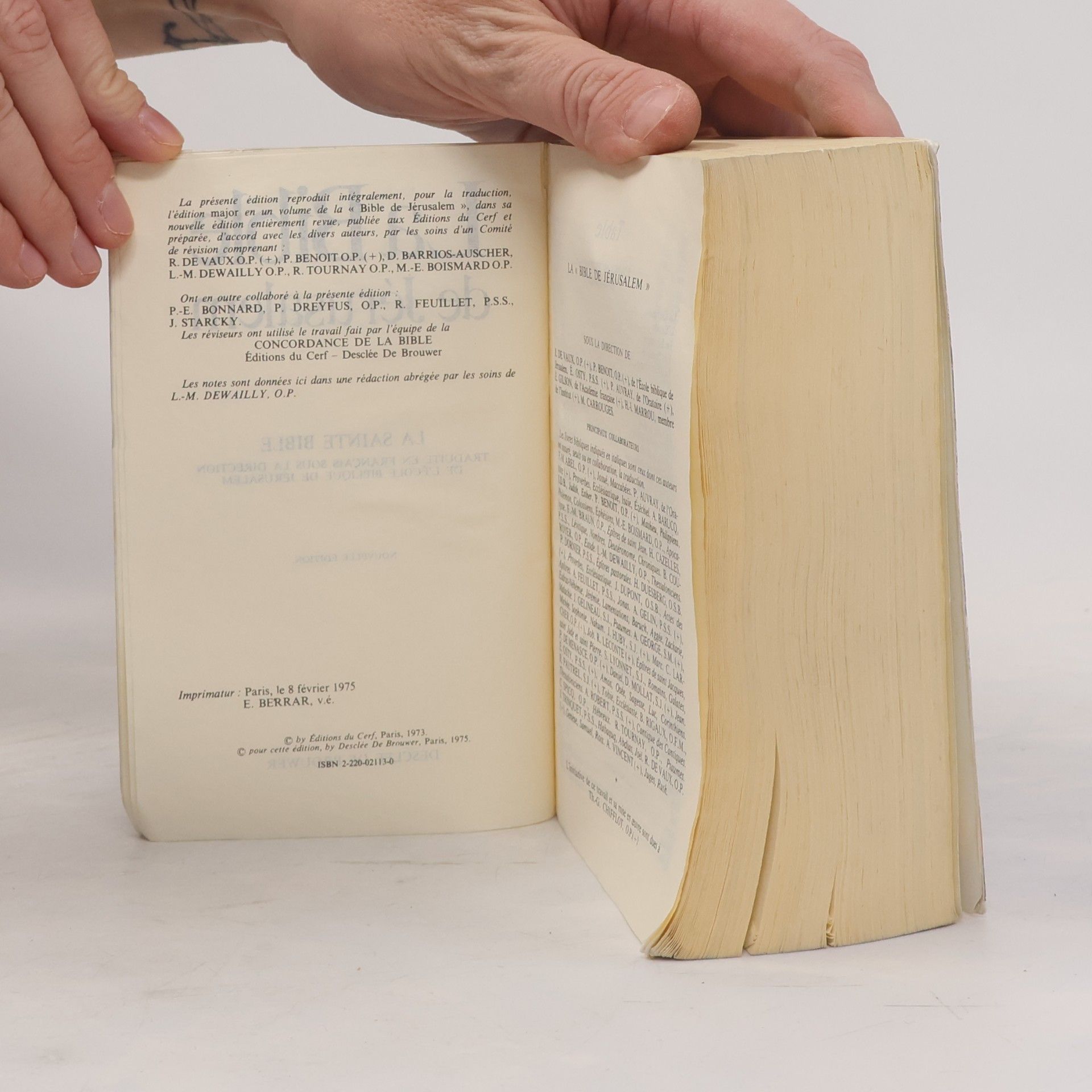 Autorenkollektiv La Bible de Jérusalem