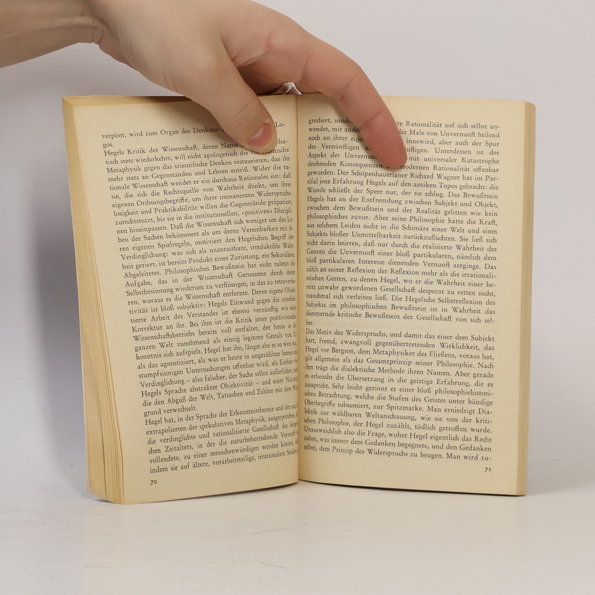 Theodor W. Adorno Drei Studien zu Hegel