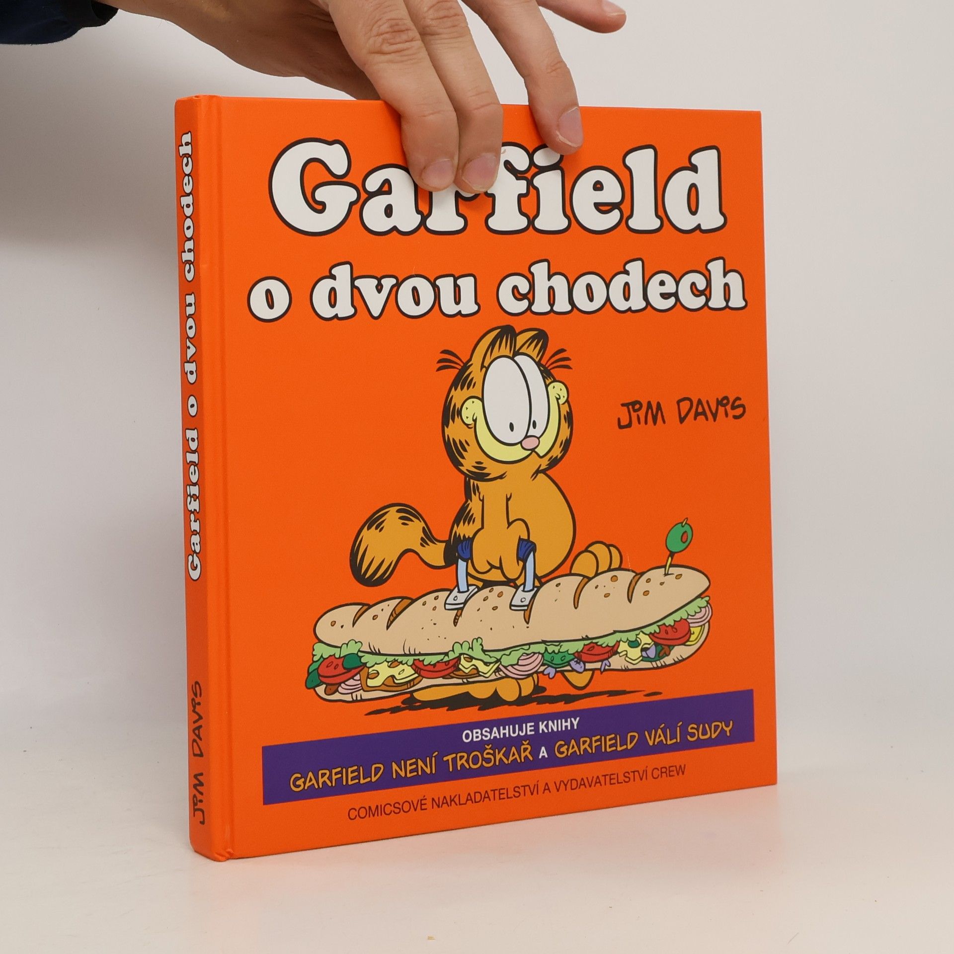Jim Davis Garfield o dvou chodech