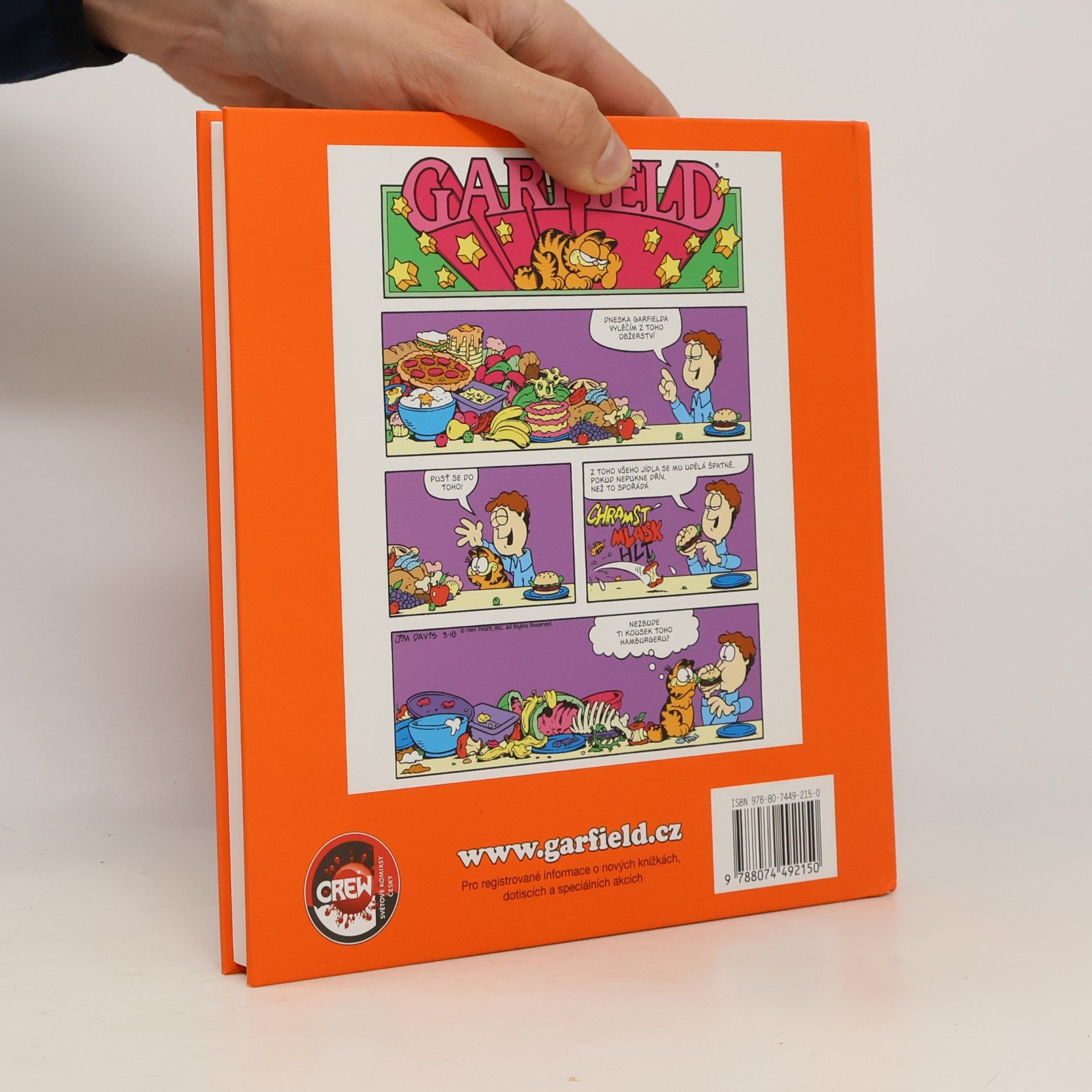 Jim Davis Garfield o dvou chodech