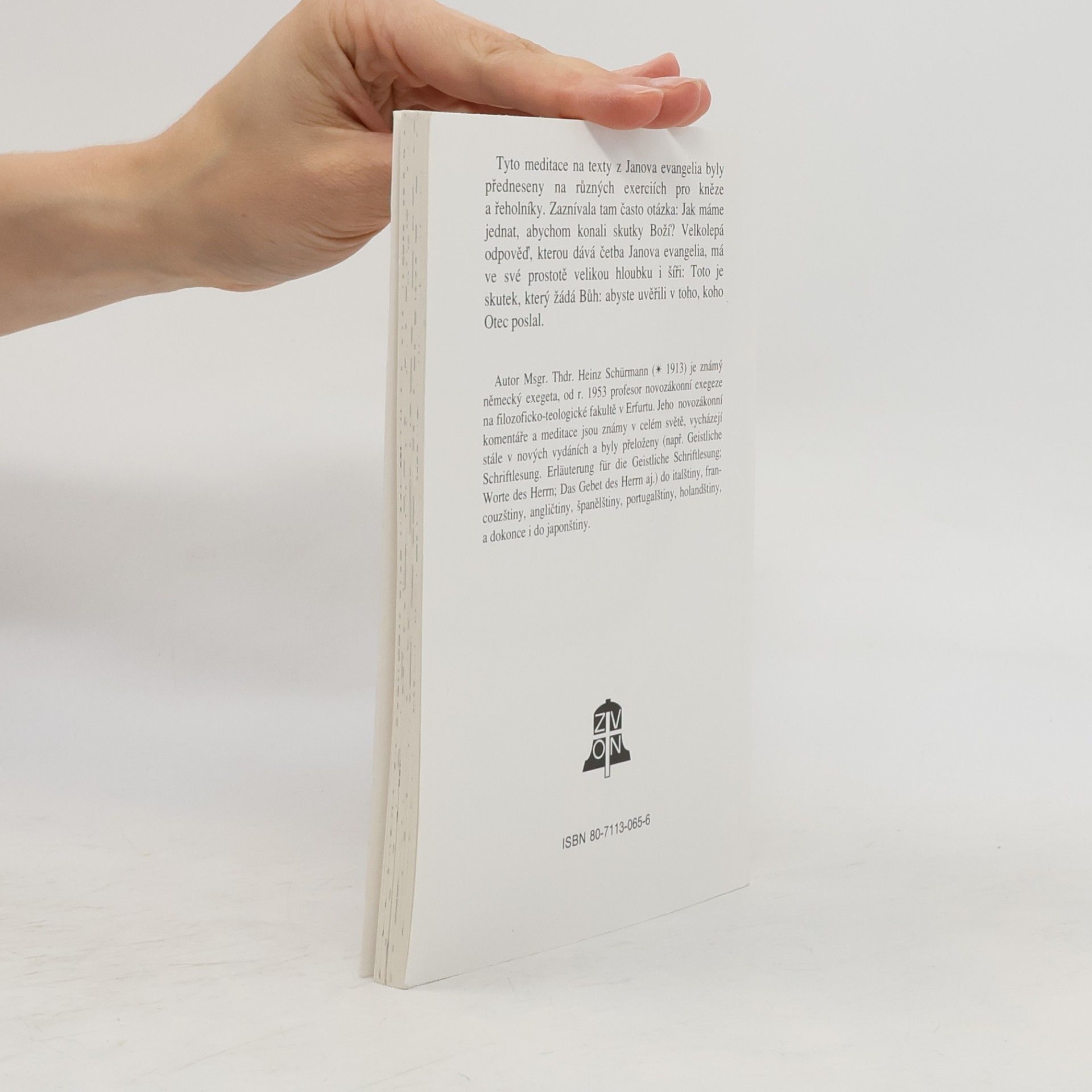 Heinz Schürmann Duch dává život