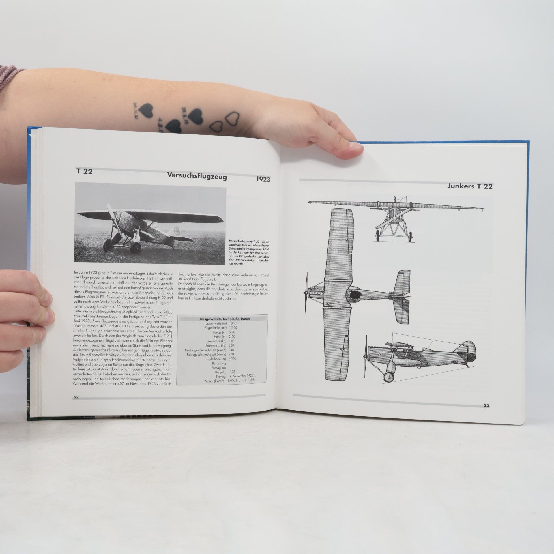 Günter Schmitt Das Junkers Flugzeugtypenbuch
