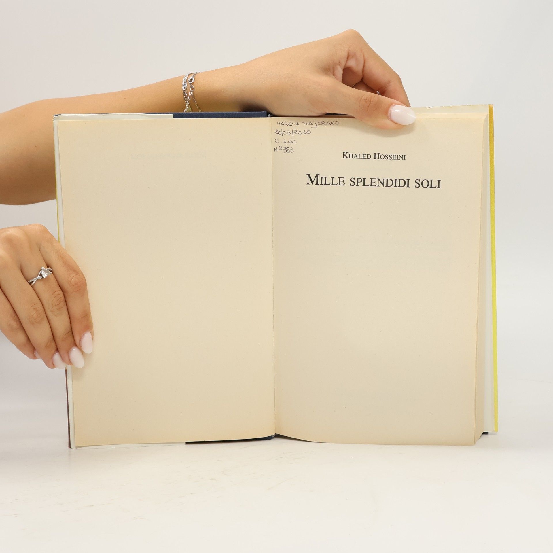 Khaled Hosseini Mille splendidi soli