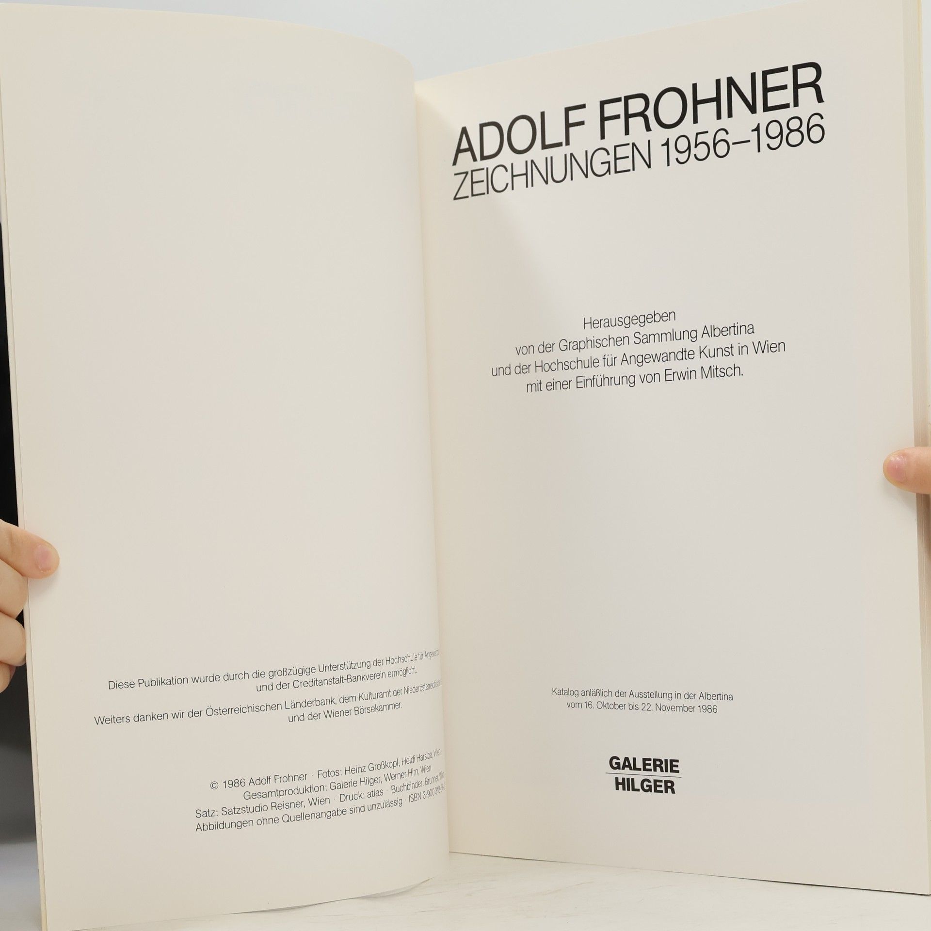 Various authors Adolf Frohner Zeichnungen 1956-1986