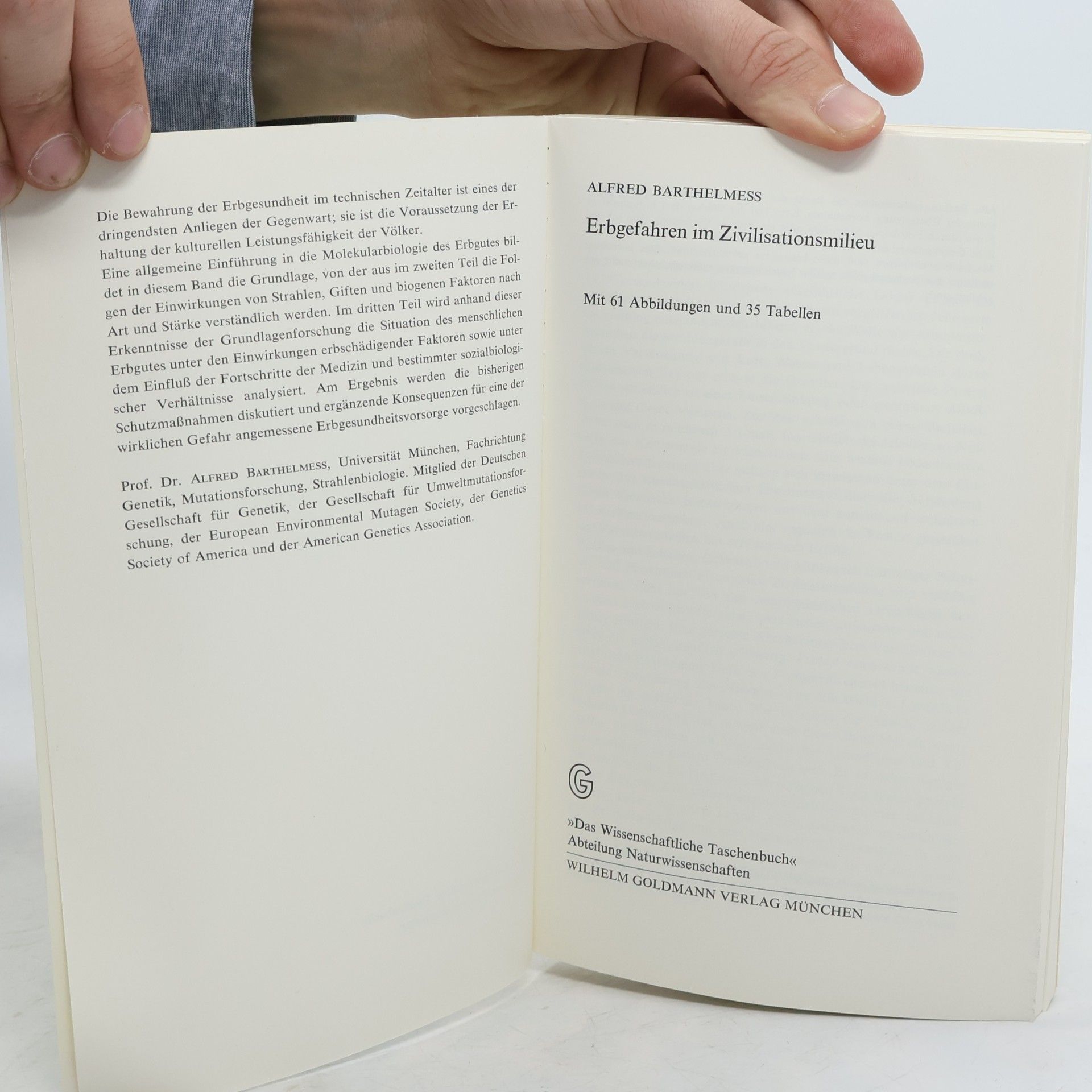 Alfred Barthelme& Erbgefahren im Zivilisationsmilieu