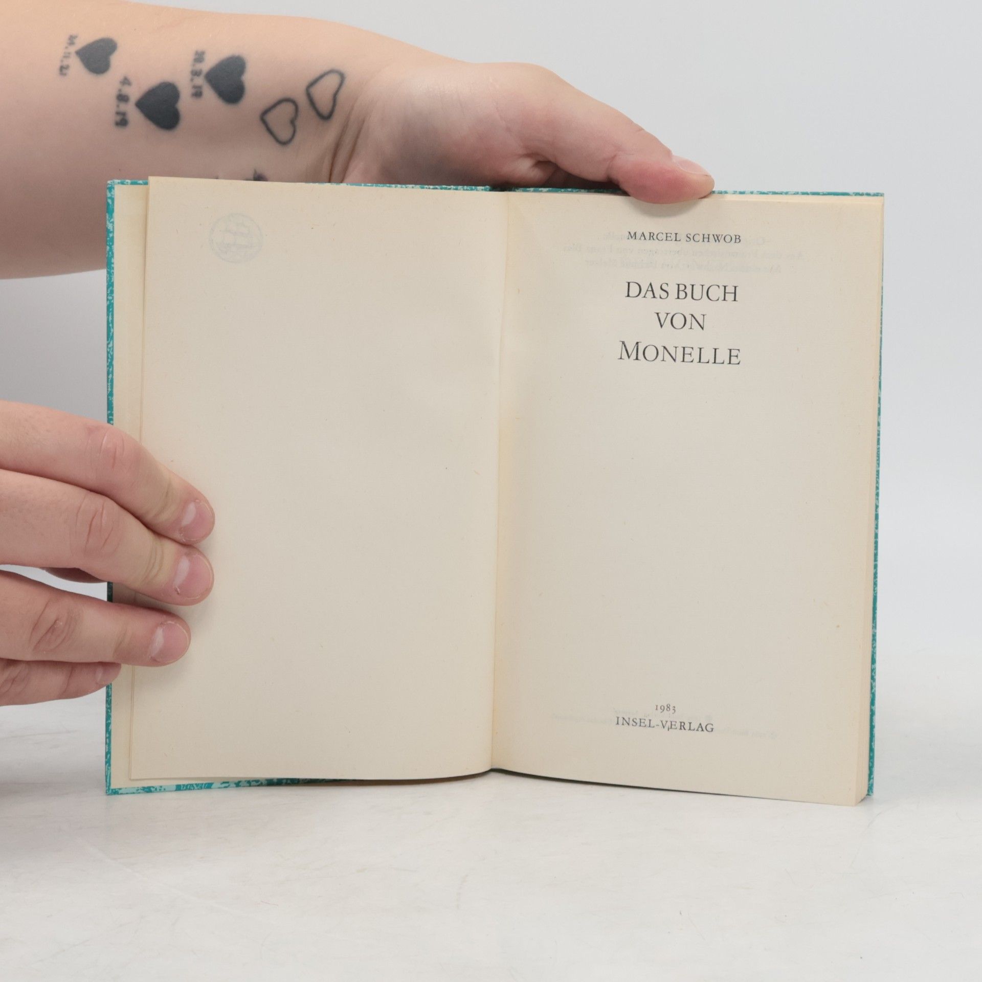 Marcel Schwob Das Buch von Monelle
