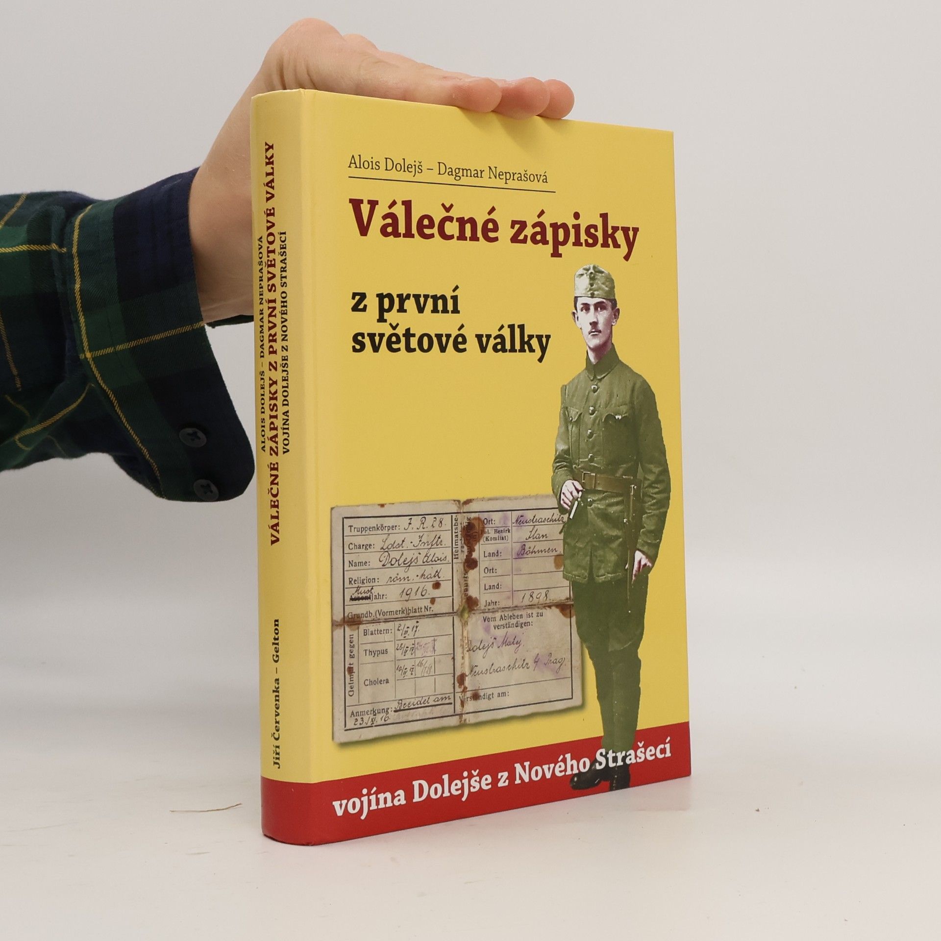 Dagmar Neprašová Válečné zápisky z první světové války vojína Dolejše z Nového Strašecí