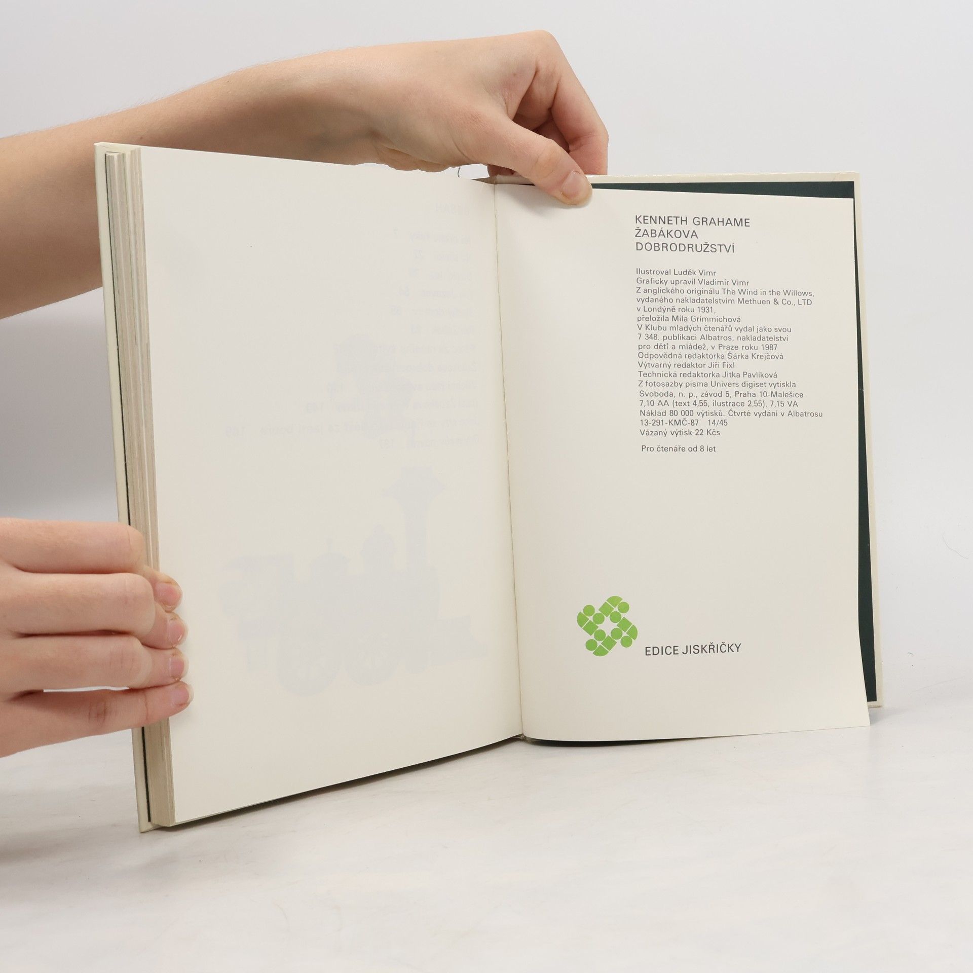 Kenneth Grahame Žabákova dobrodružství