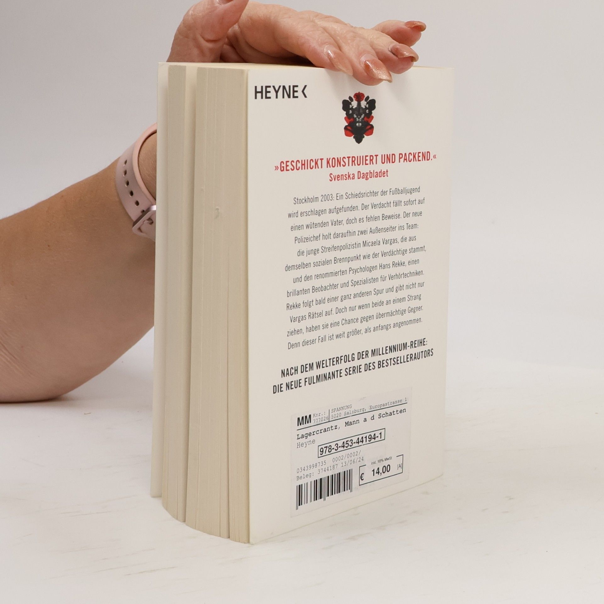 David Lagercrantz Der Mann aus dem Schatten