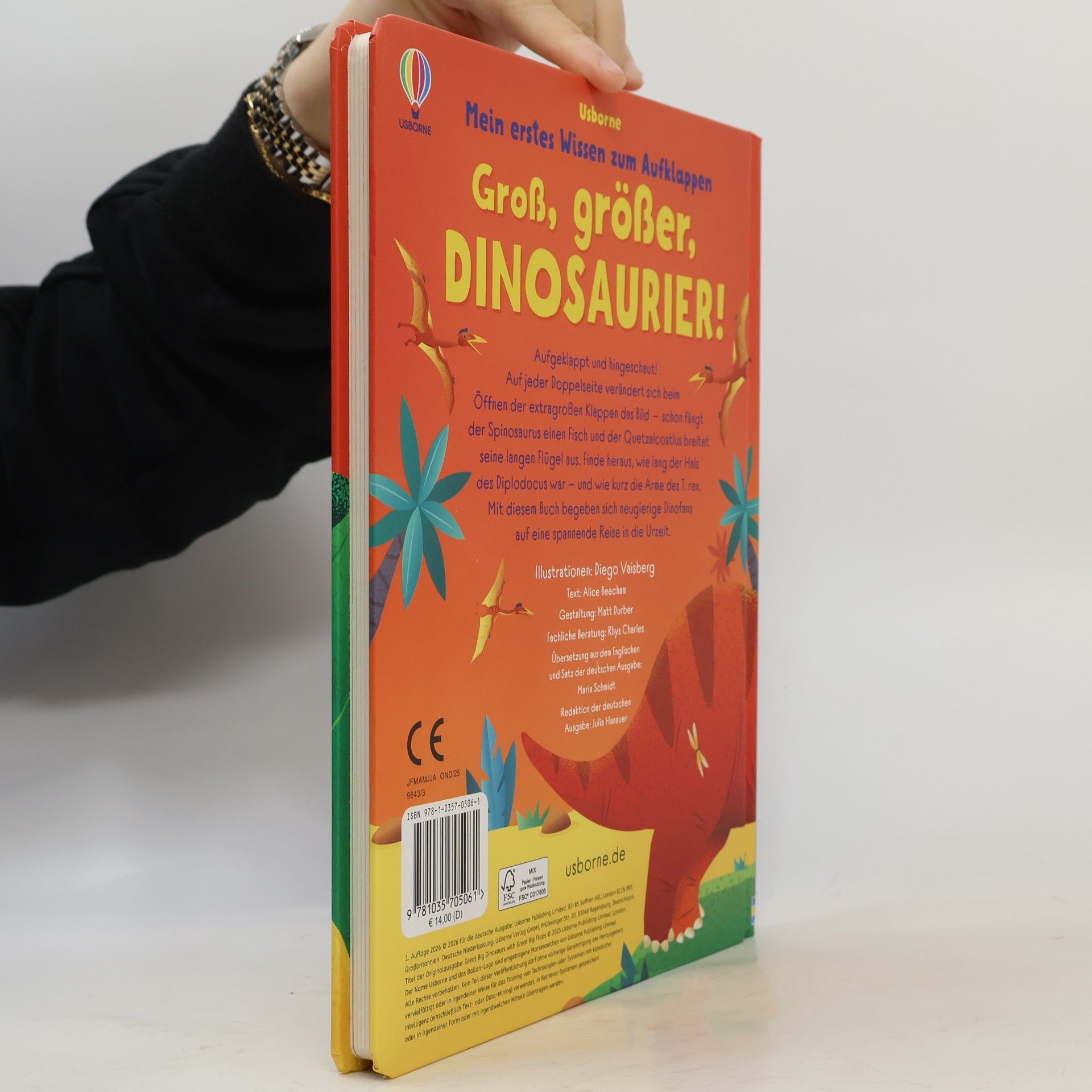 Alice Beecham Mein erstes Wissen zum Aufklappen: Groß, größer, Dinosaurier!
