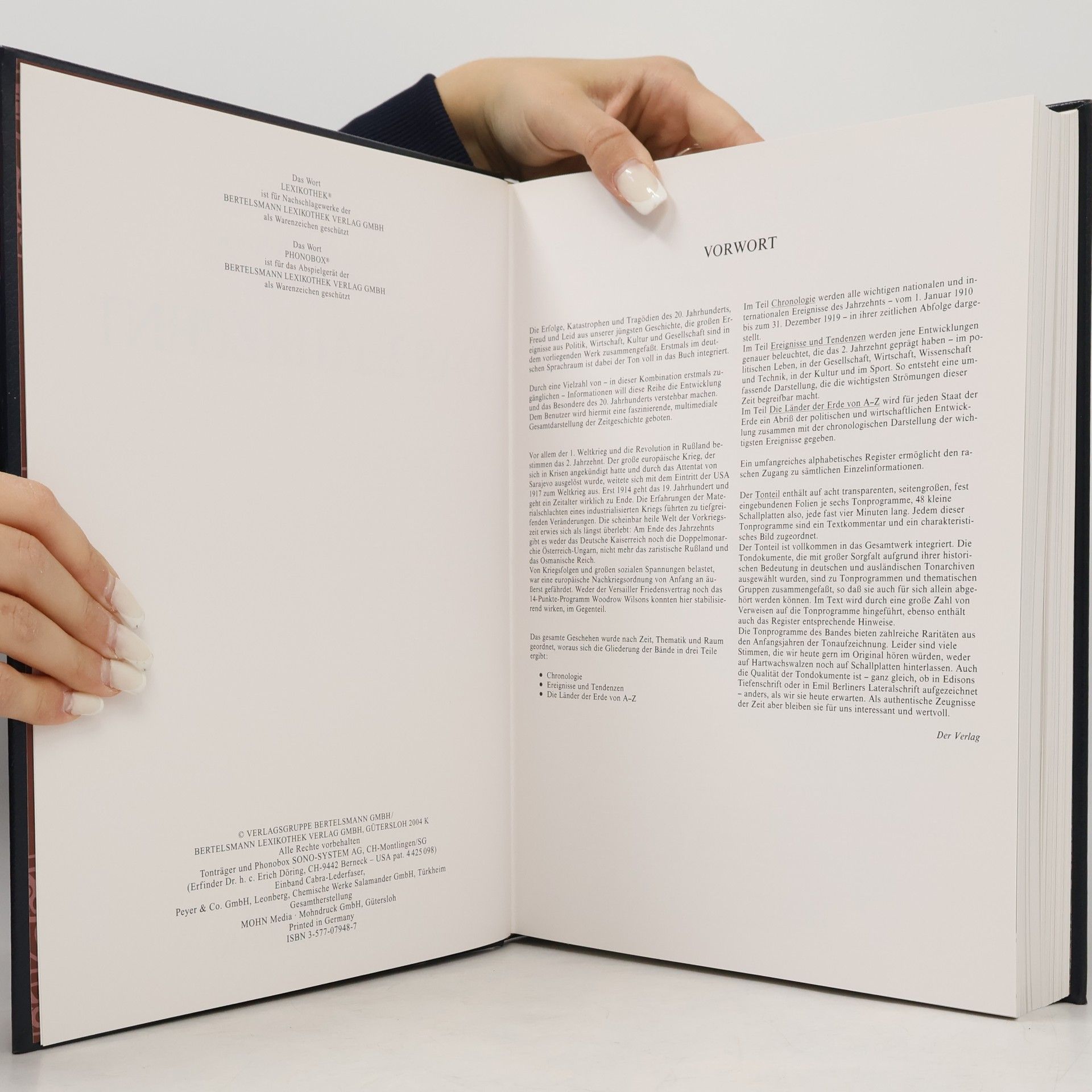 Autorenkollektiv Die grosse Bertelsmann Lexikothek. Unser Jahrhundert in Wort Bild und Ton. General-Index