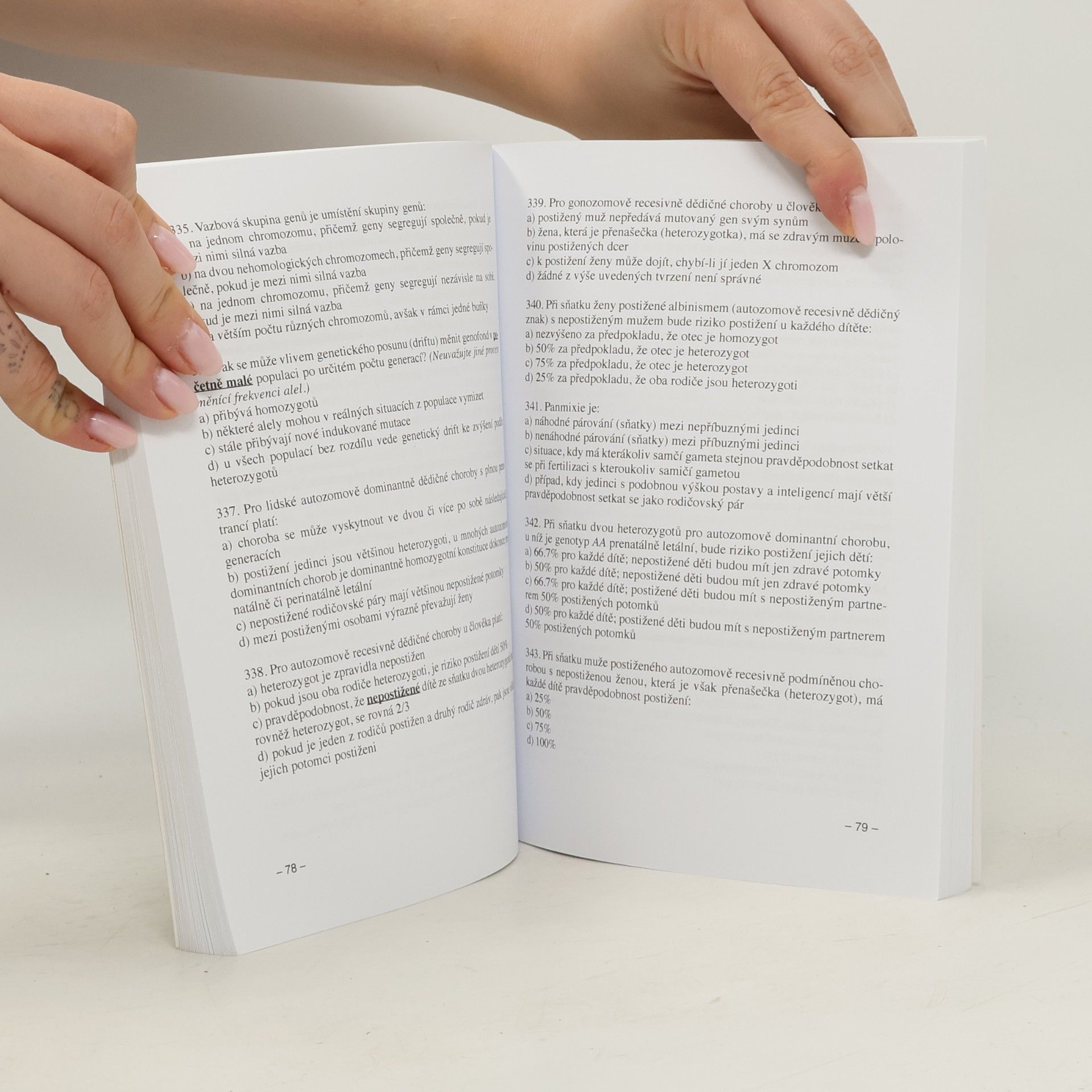 Various authors Modelové otázky z biologie pro přijímací zkoušky