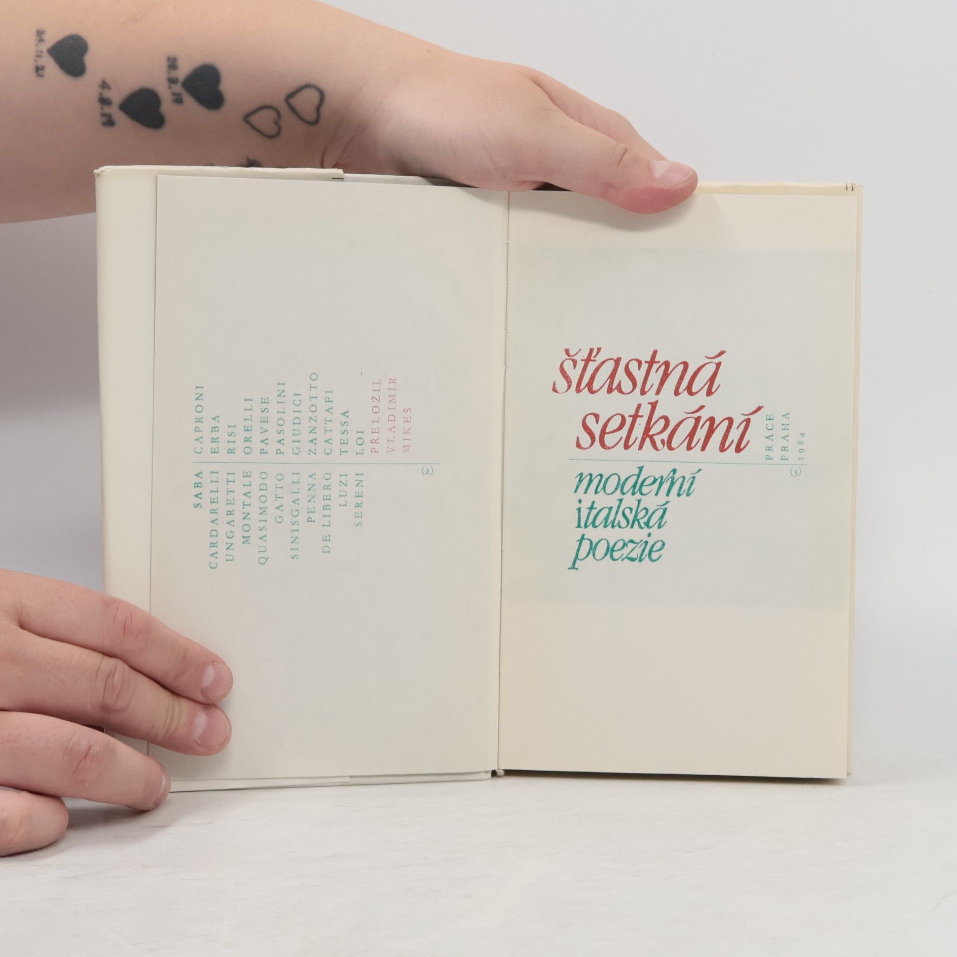 Vladimír Mikeš Šťastná setkání. Moderní italská poezie.