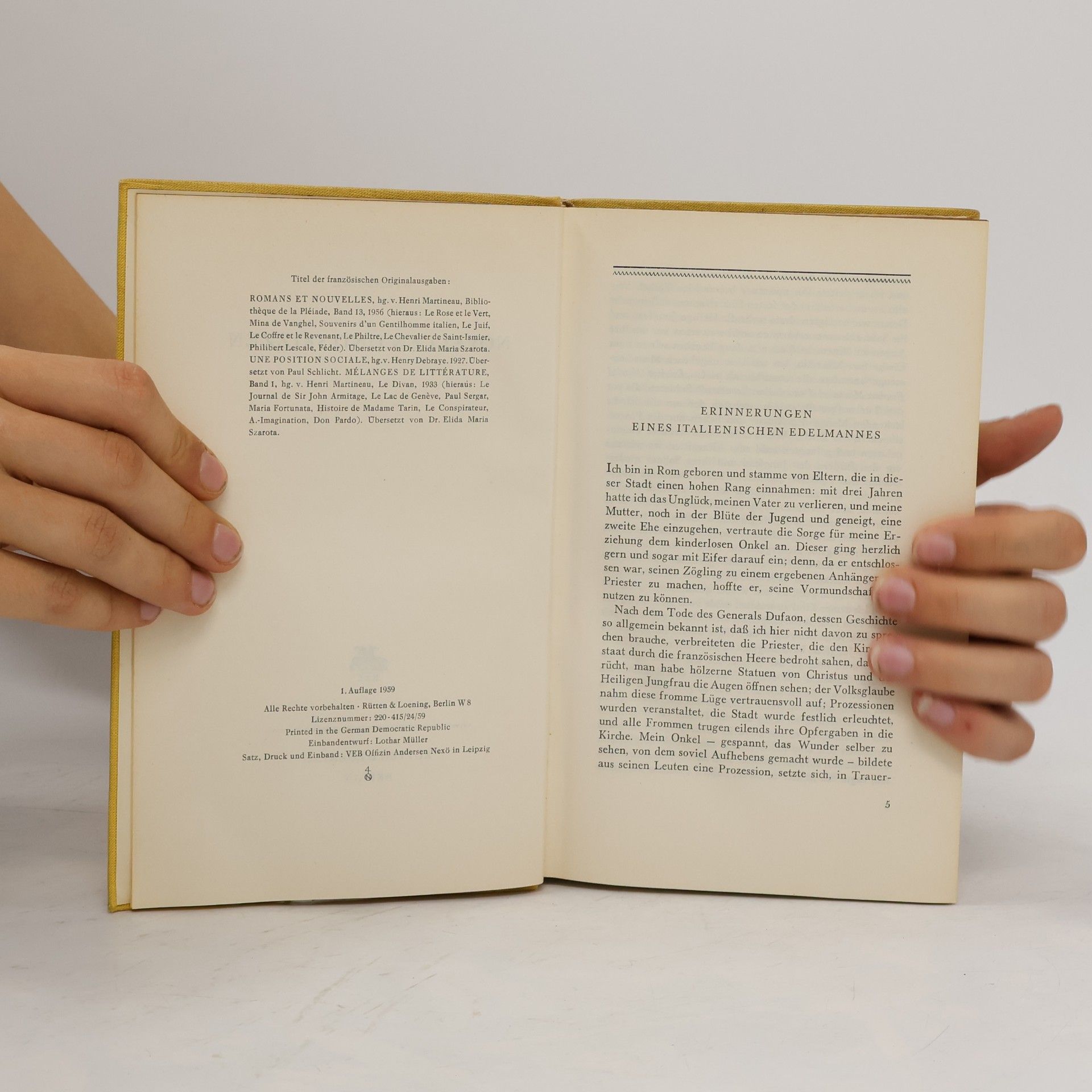 Stendhal Novellen und Skizzen