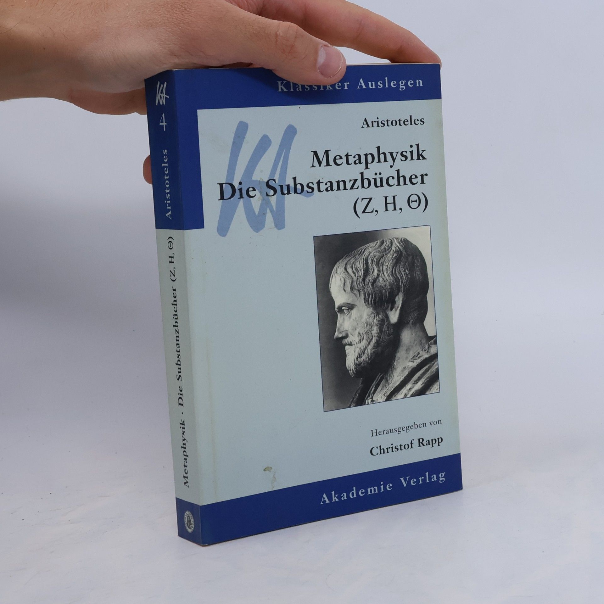 Christof Rapp Aristoteles, Metaphysik, Die Substanzbücher (Z, H, O)