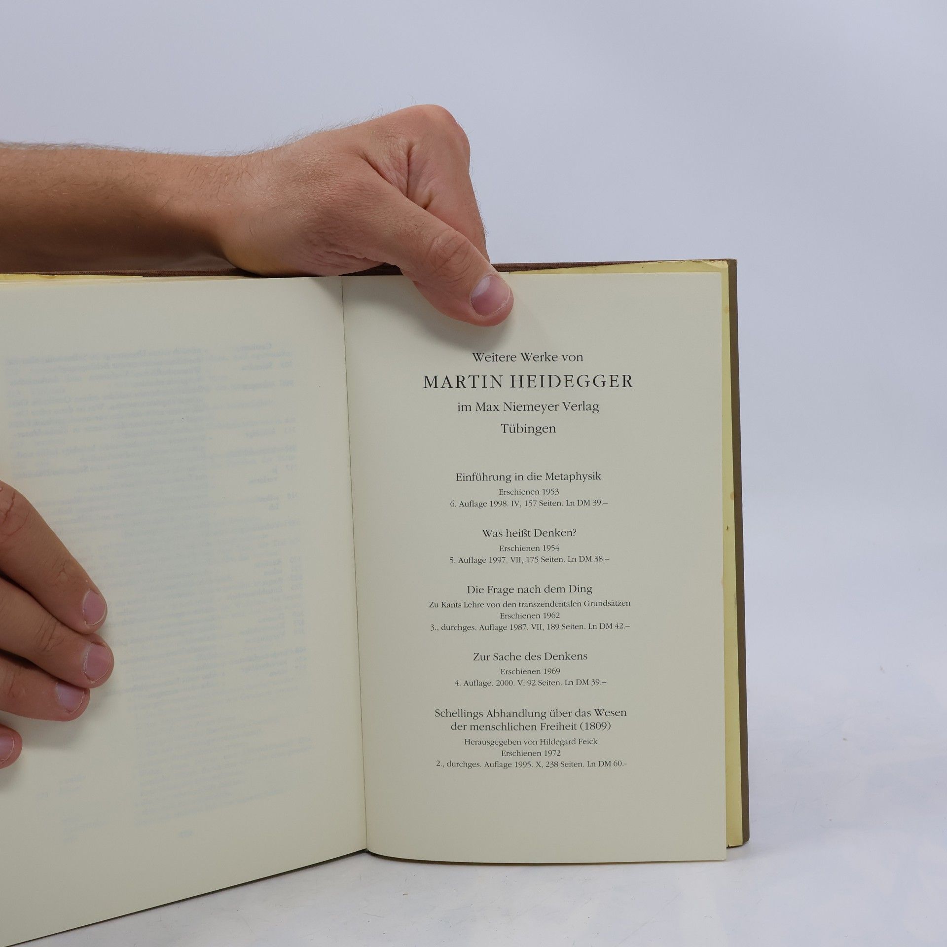 Martin Heidegger Sein und Zeit
