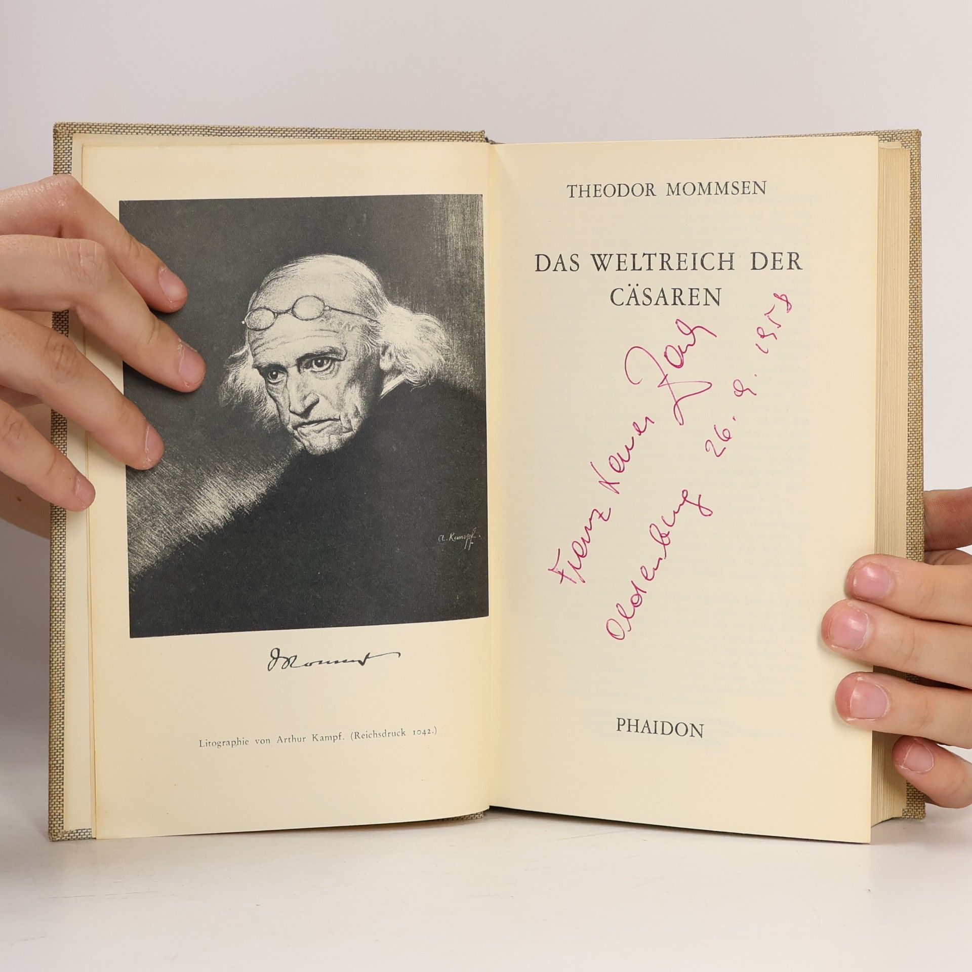 Theodor Mommsen Weltreich der Cäsaren