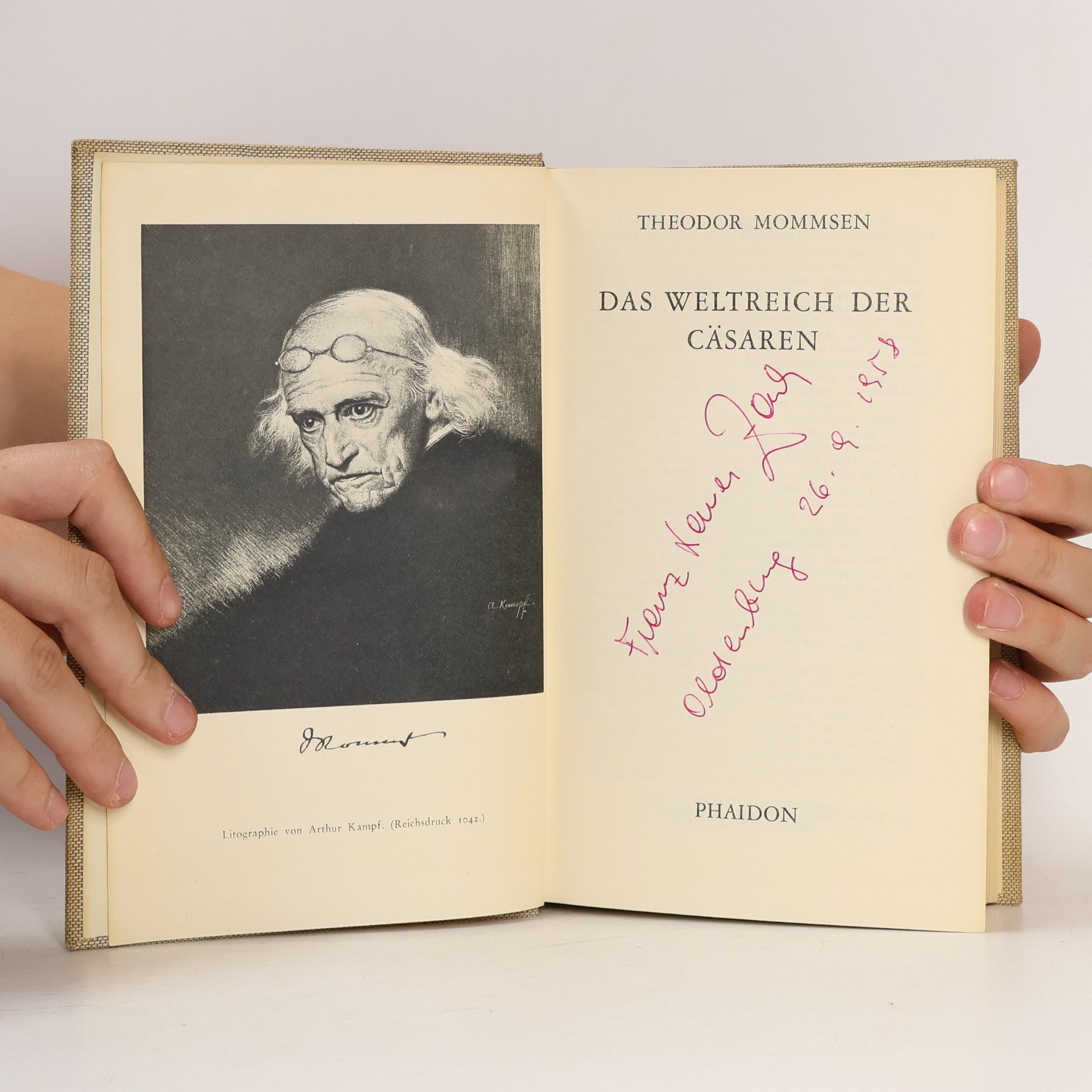 Theodor Mommsen Weltreich der Cäsaren