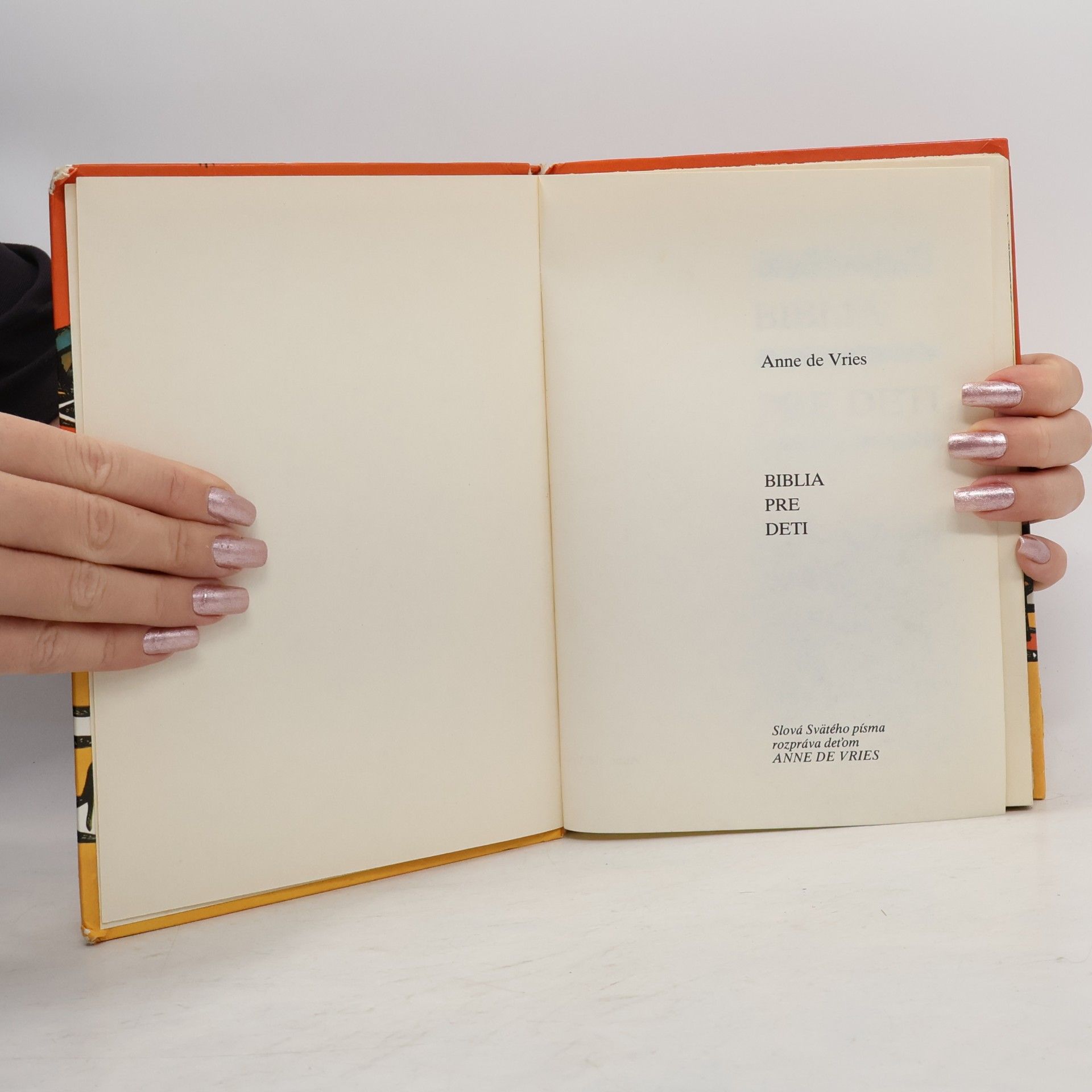 Anne de Vries Biblia pre deti