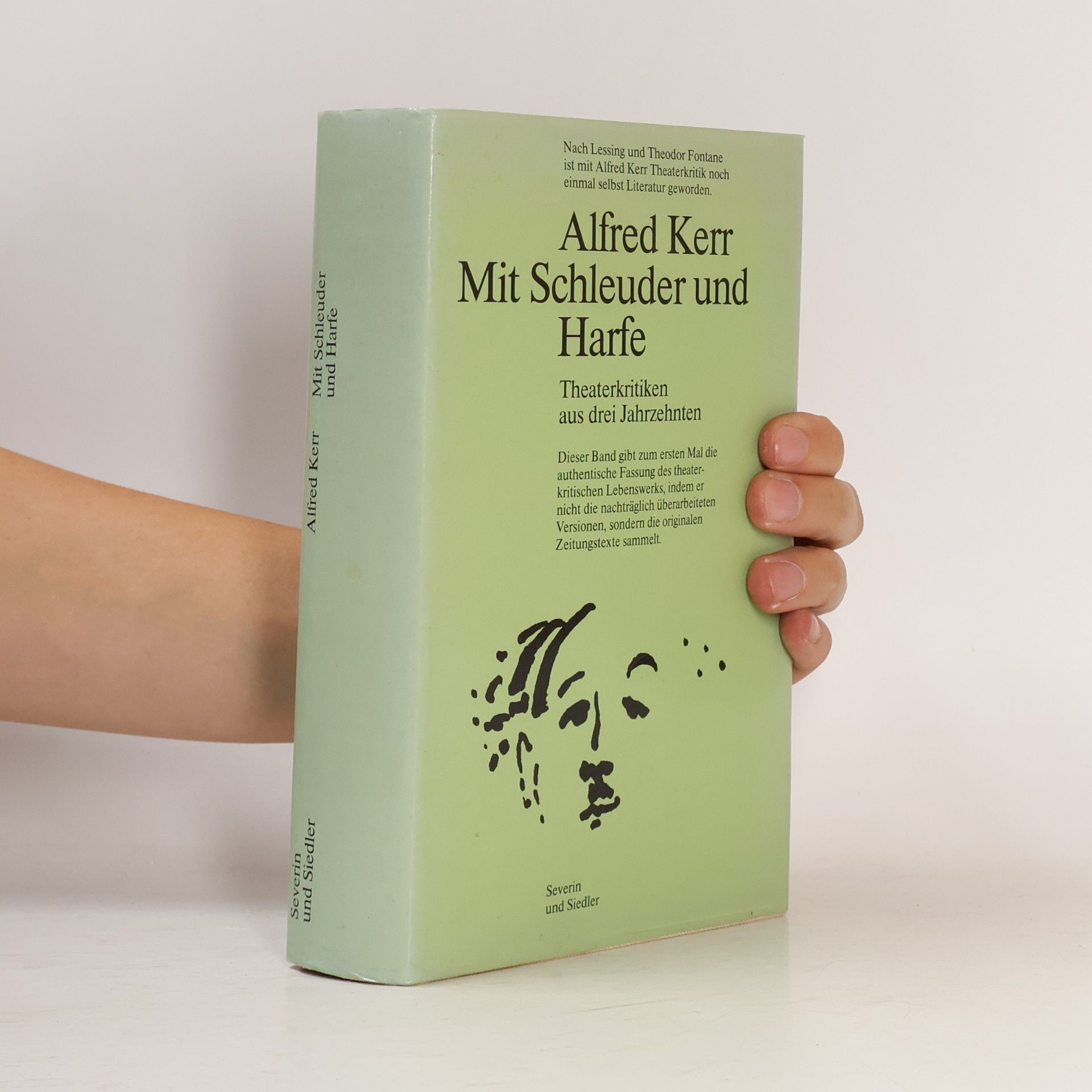 Alfred Kerr Mit Schleuder und Harfe