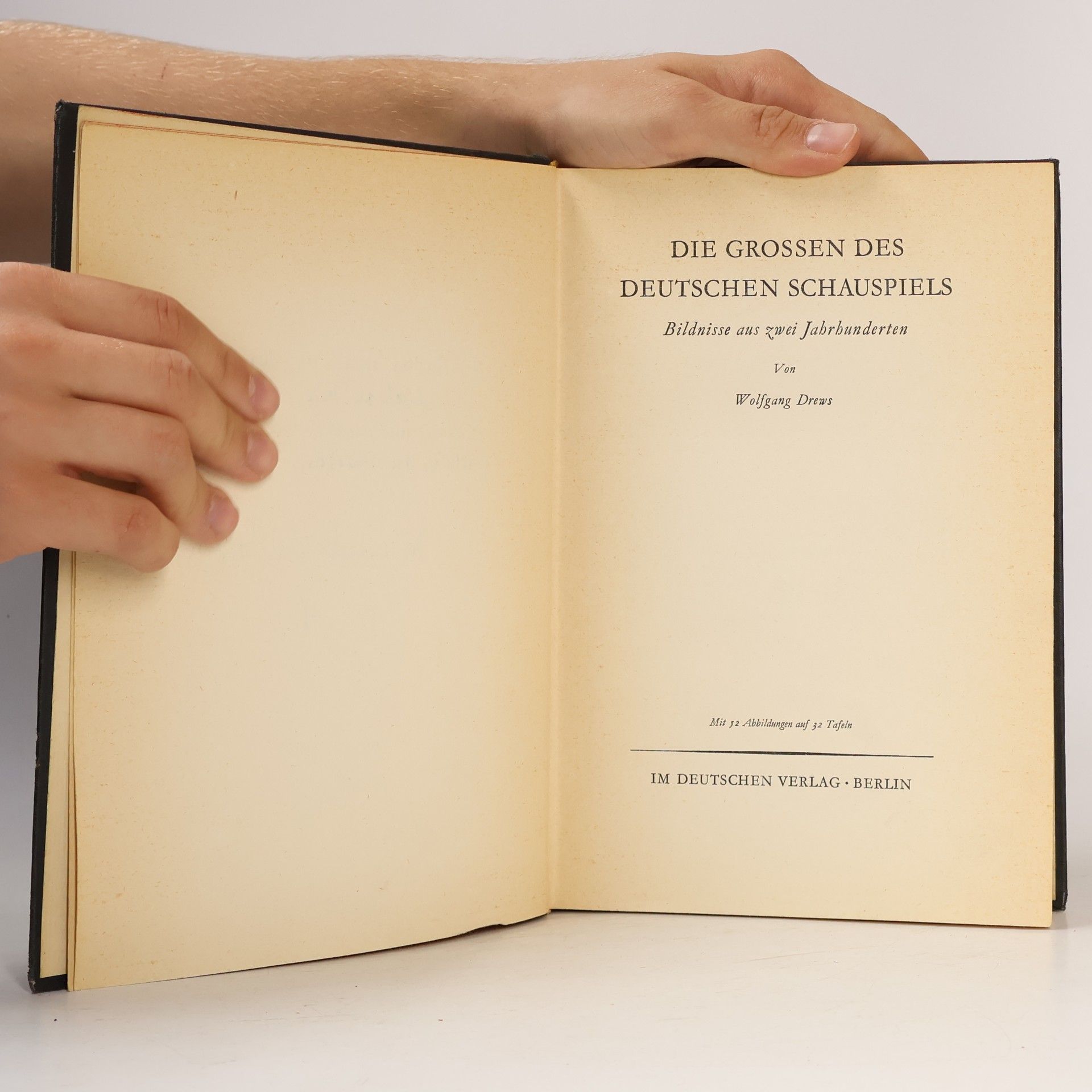 Wolfgang Drews Die Grossen des deutschen Schauspiels