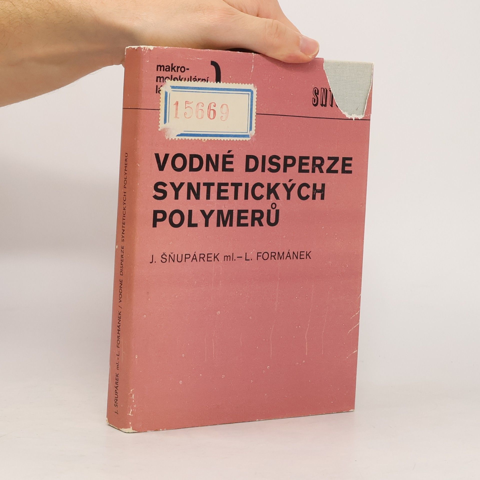 Leopold Formánek Vodné disperze syntetických polymerů