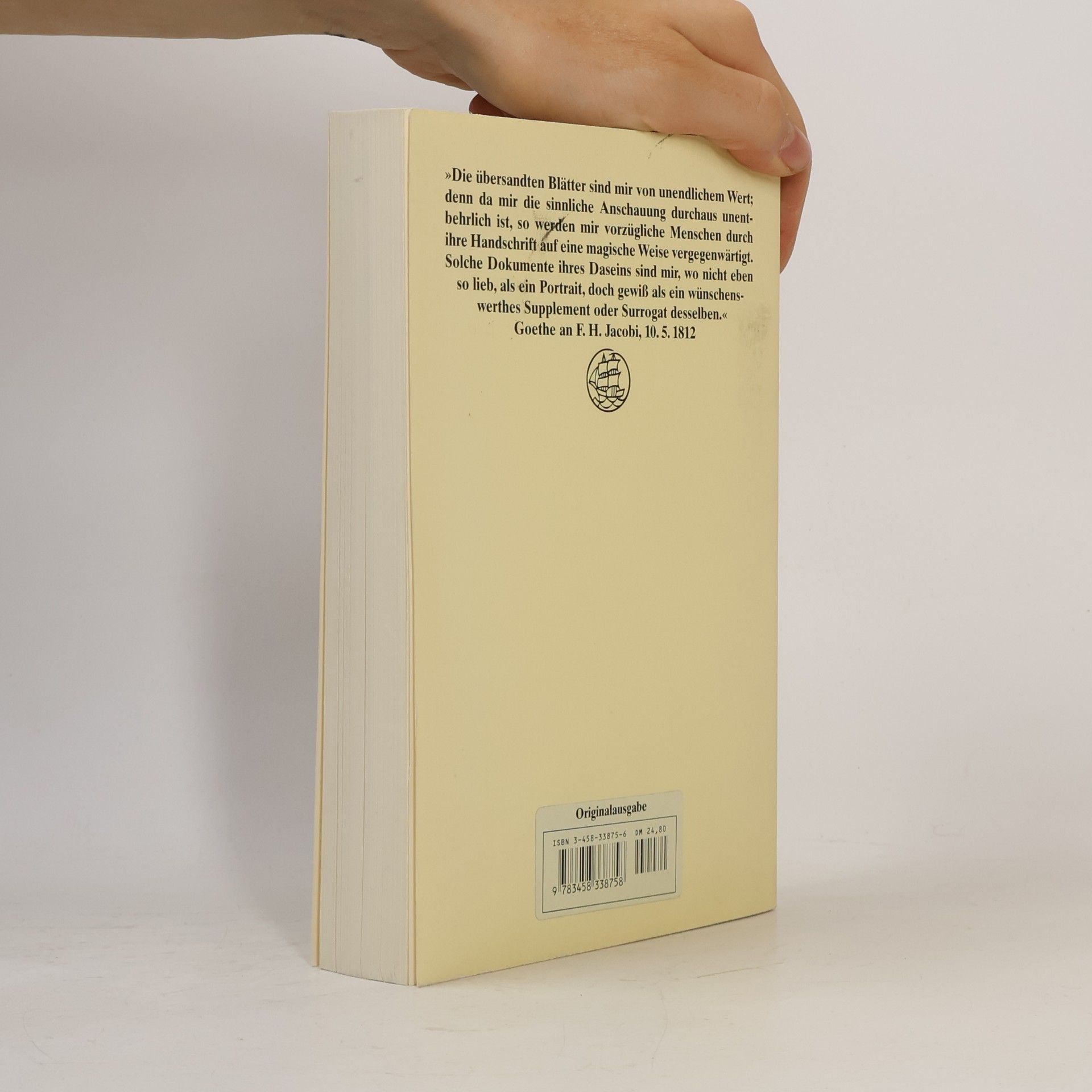 Johann Wolfgang von Goethe Gedichte in Handschriften. Fünfzig Gedichte Goethes. Ausgewählt und erläutert von Karl Eibl