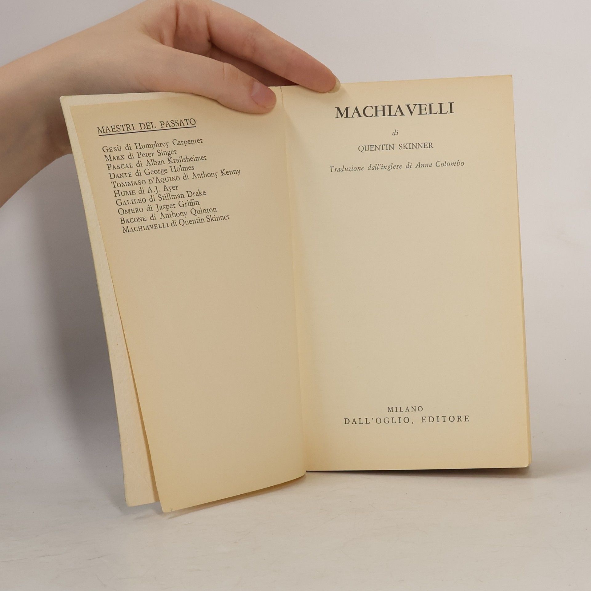 Quentin Skinner MACHIAVELLI