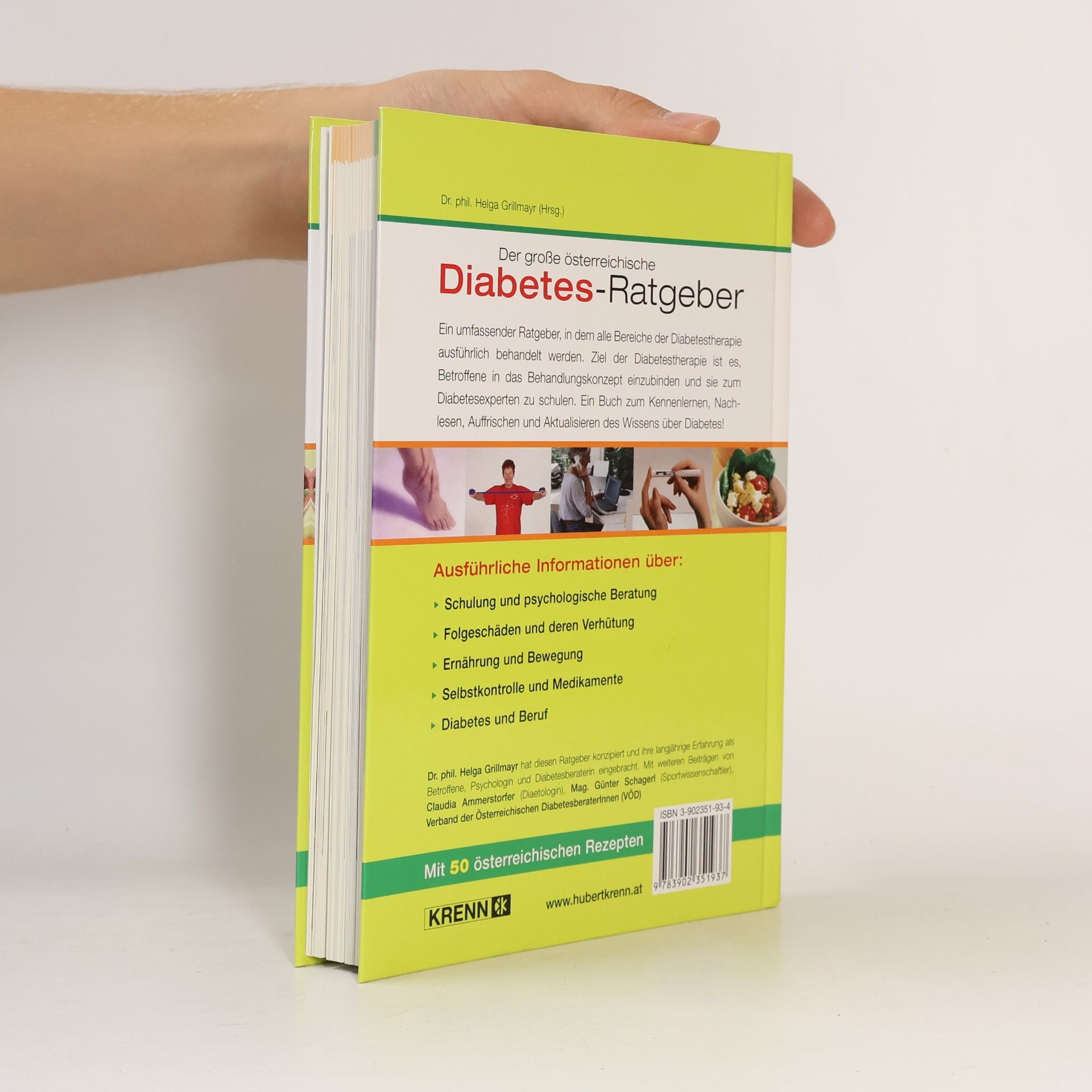 Helga Grillmayr Der große österreichische Diabetiker-Ratgeber