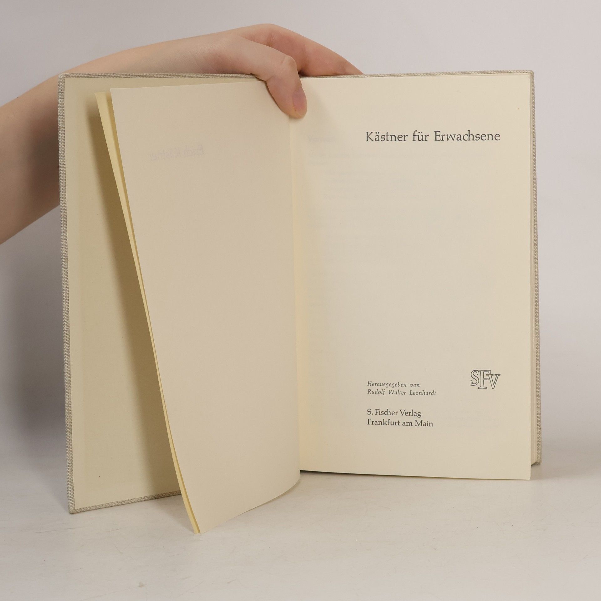 Rudolf Walter Leonhardt Kästner für Erwachsene