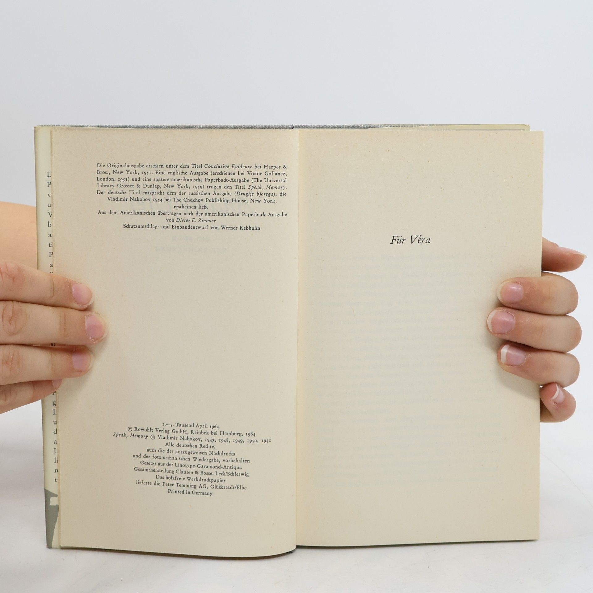 Vladimir Nabokov Andere Ufer