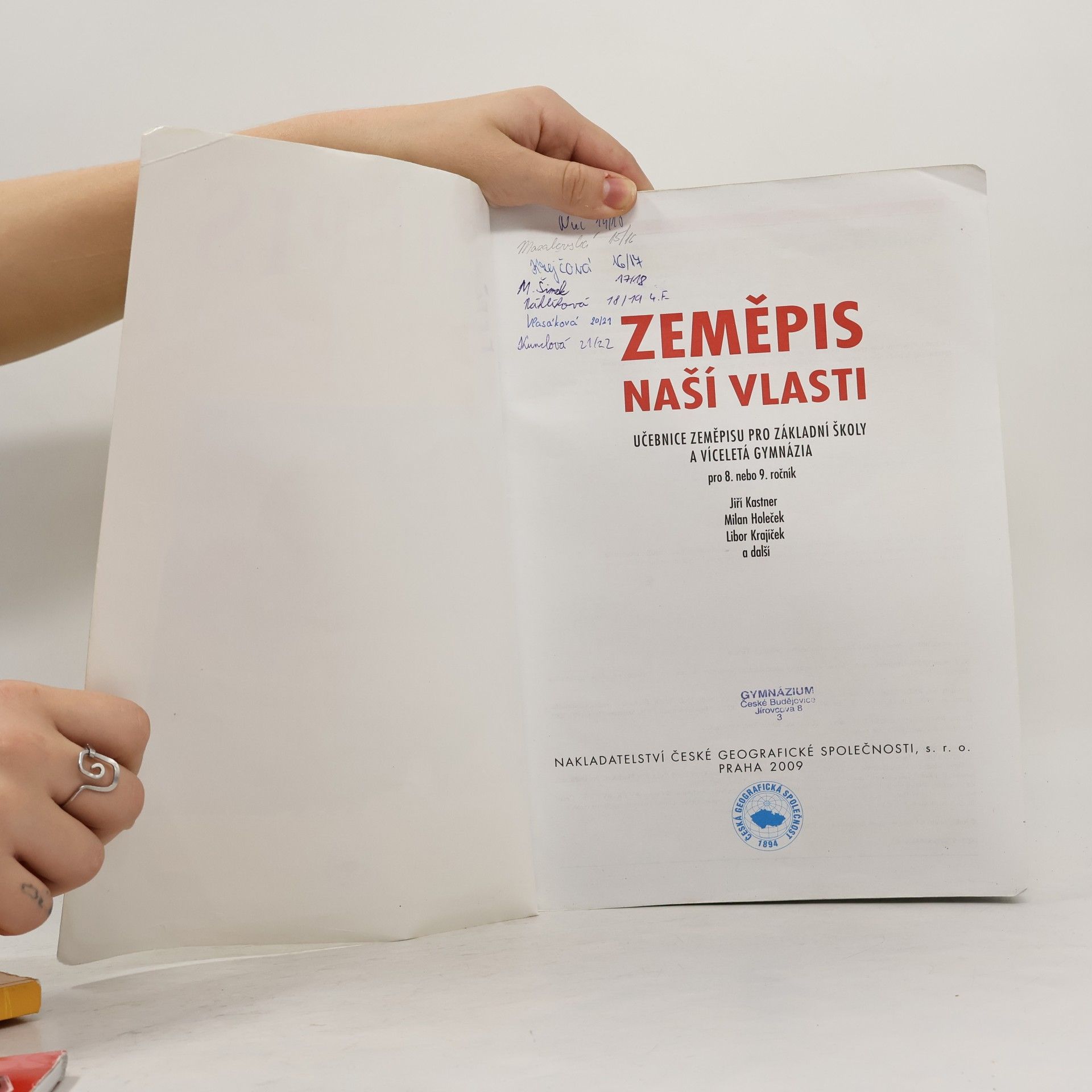 Milan Holeček Zeměpis naší vlasti