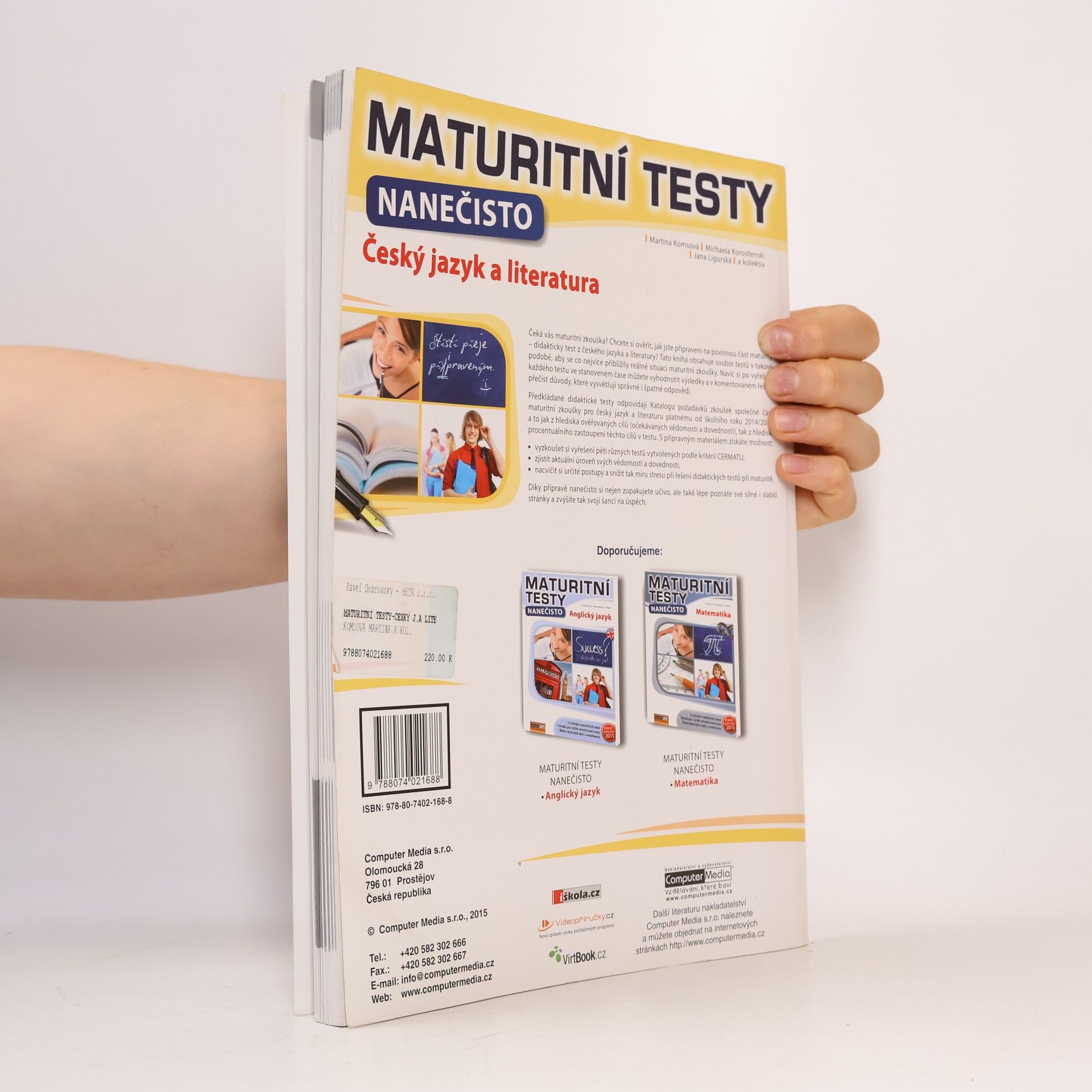 Martina Komsová Český jazyk a literatura - Maturitní testy nanečisto