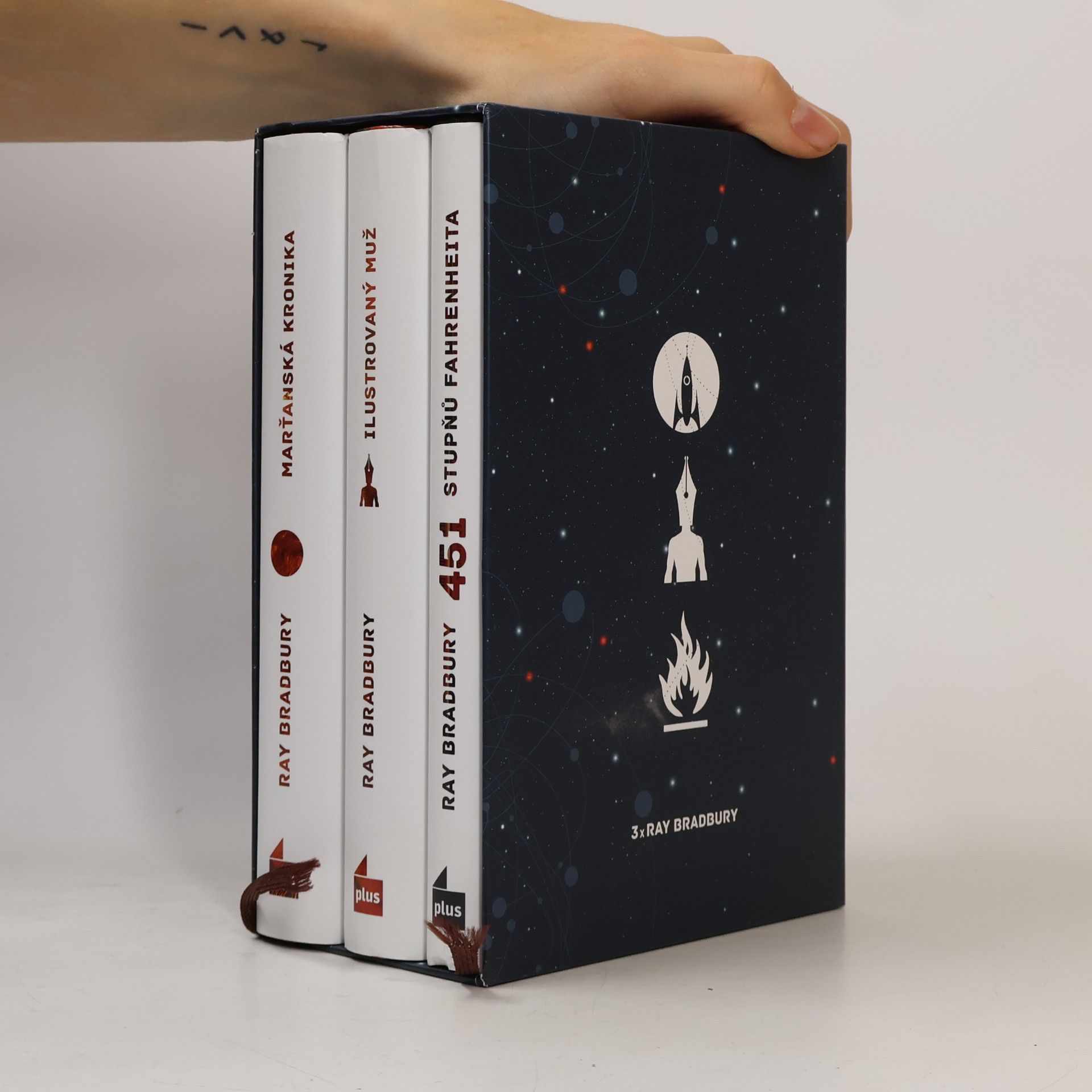 Ray Bradbury 3x Ray Bradbury. BOX : 3 svazky viz foto