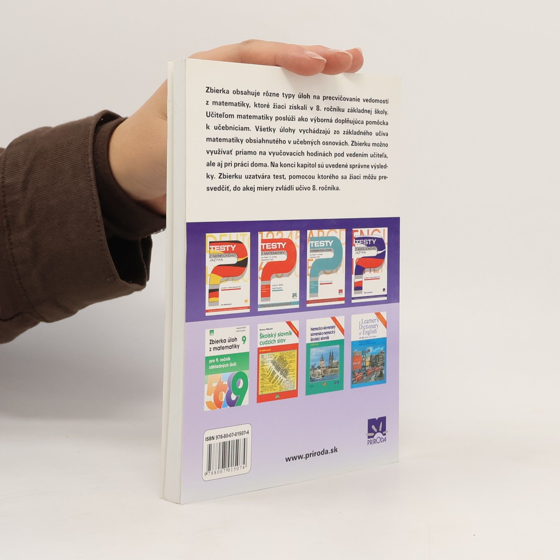 Bálint, Ľudovit Zbierka úloh z matematiky pre 8. ročník základných škôl