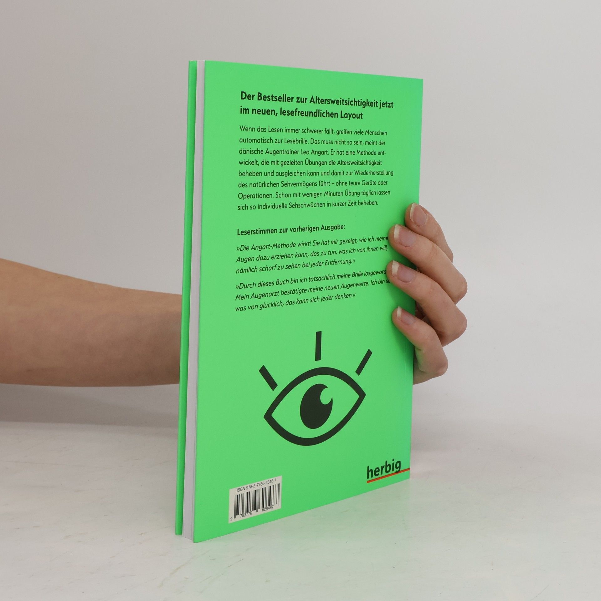 Leo Angart Wieder lesen ohne Brille