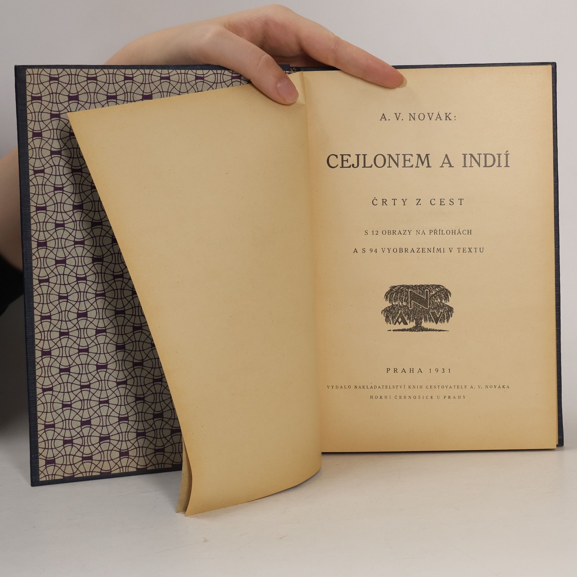 Václav Archibald Novák Cejlonem a Indií