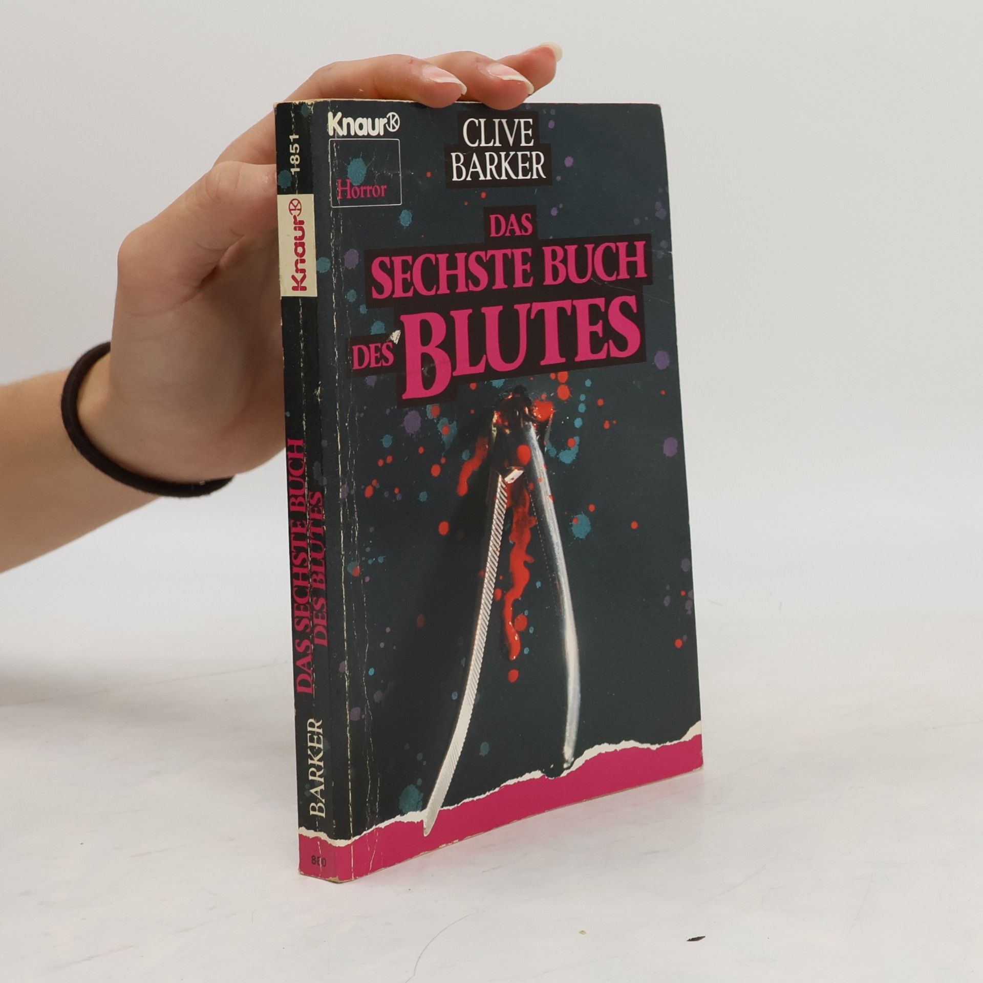 Clive Barker Das sechste Buch des Blutes. Roman.