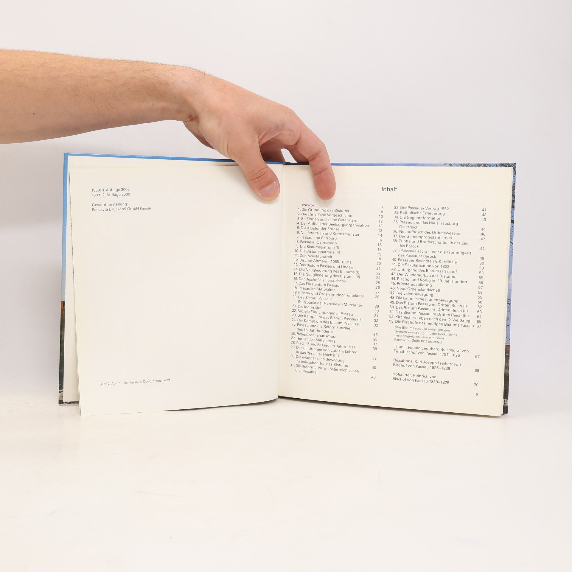 August Leidl Kleine Passauer Bistumsgeschichte