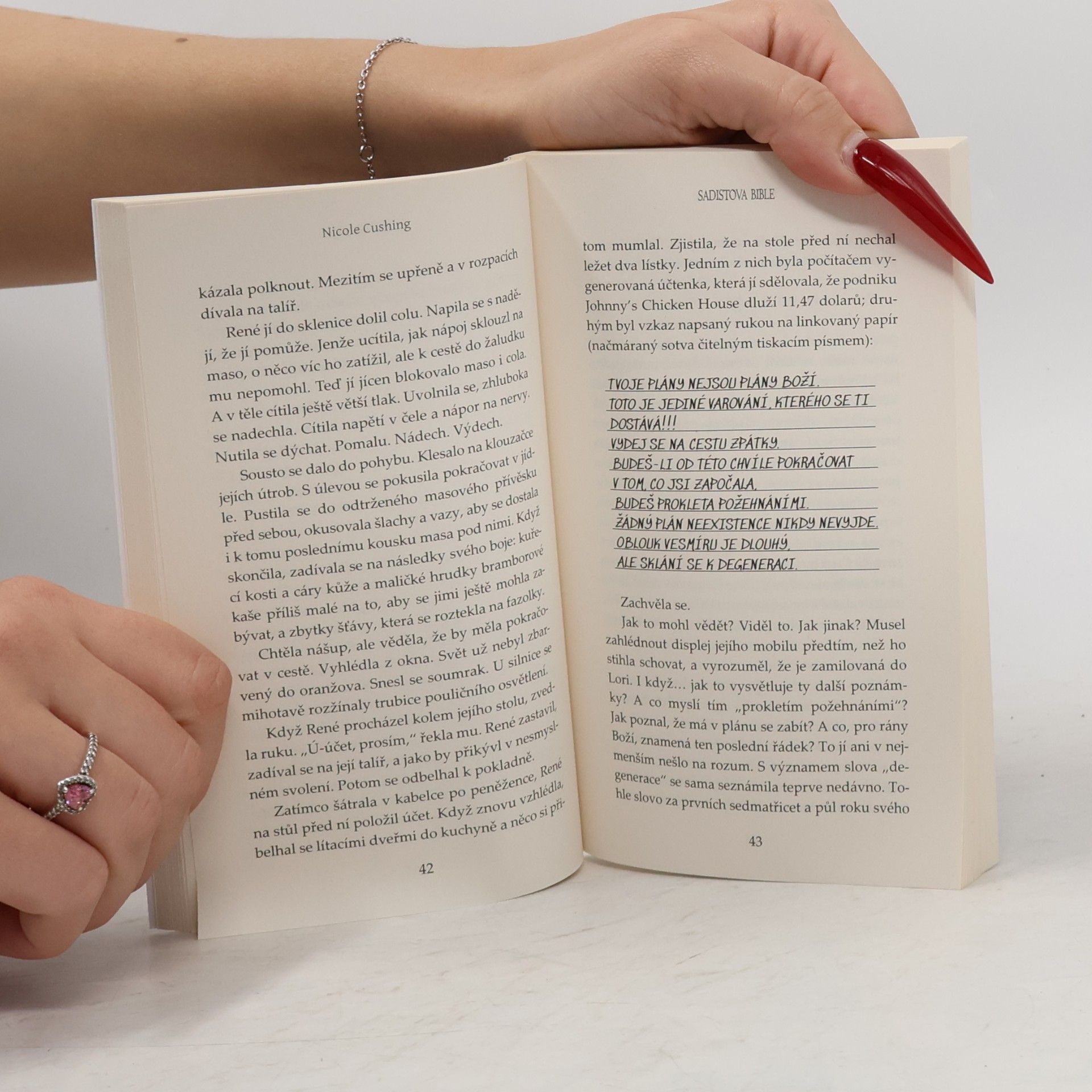 Nicole Cushing Sadistova bible