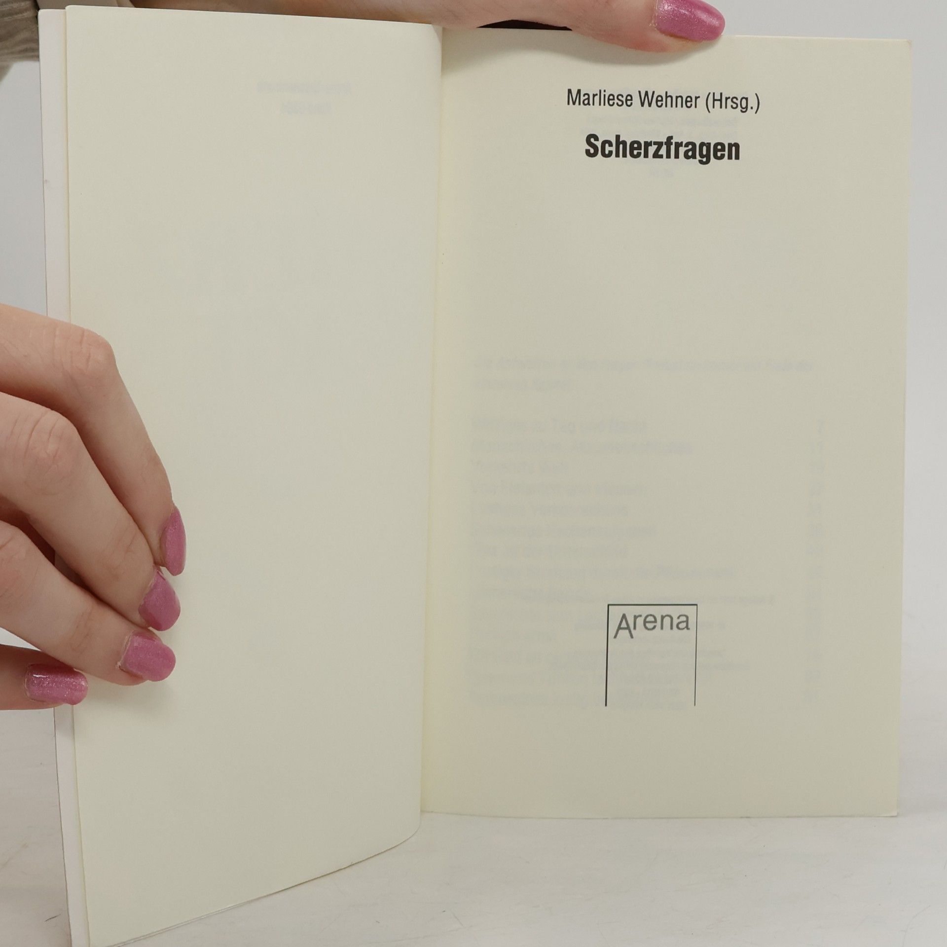 Marliese Wehner Scherzfragen